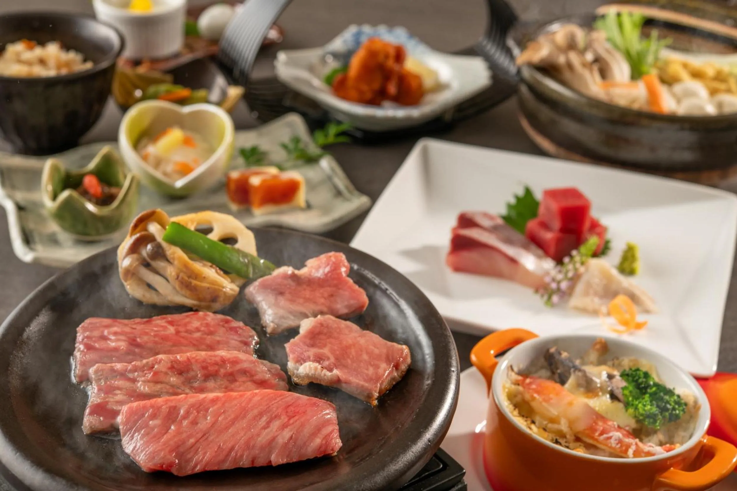 Dinner in KAMENOI HOTEL Ichinoseki