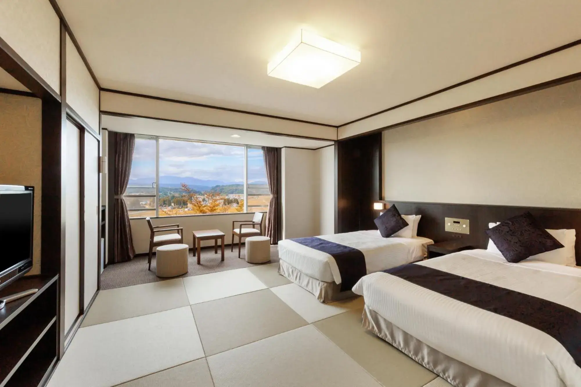 Superior Japanese-style Room with Twin Bed - single occupancy in KAMENOI HOTEL Ichinoseki Superior Japanese-style Room with Twin Bed - single occupancy in KAMENOI HOTEL Ichinoseki