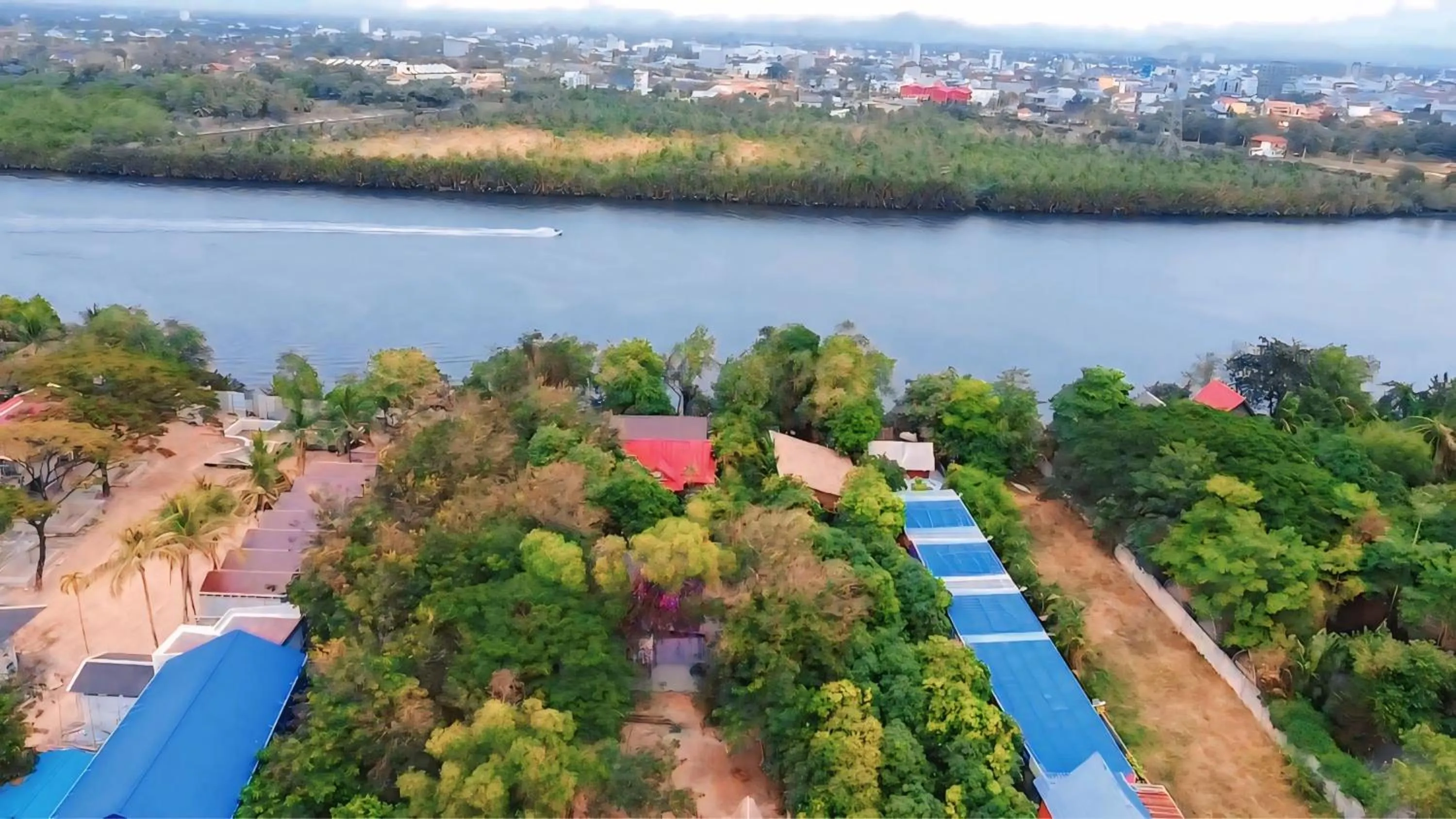 River view in River Nest Hostel