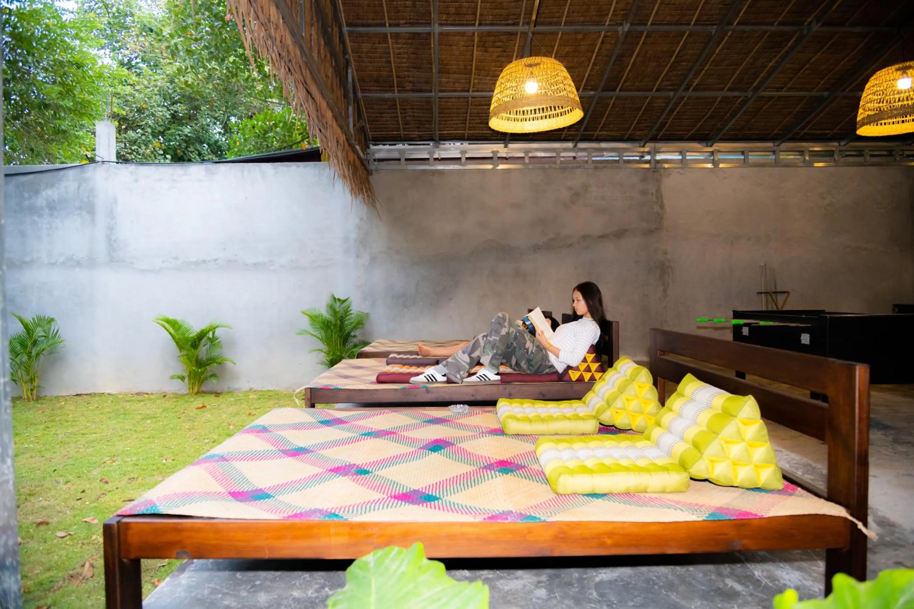 Garden in River Nest Hostel