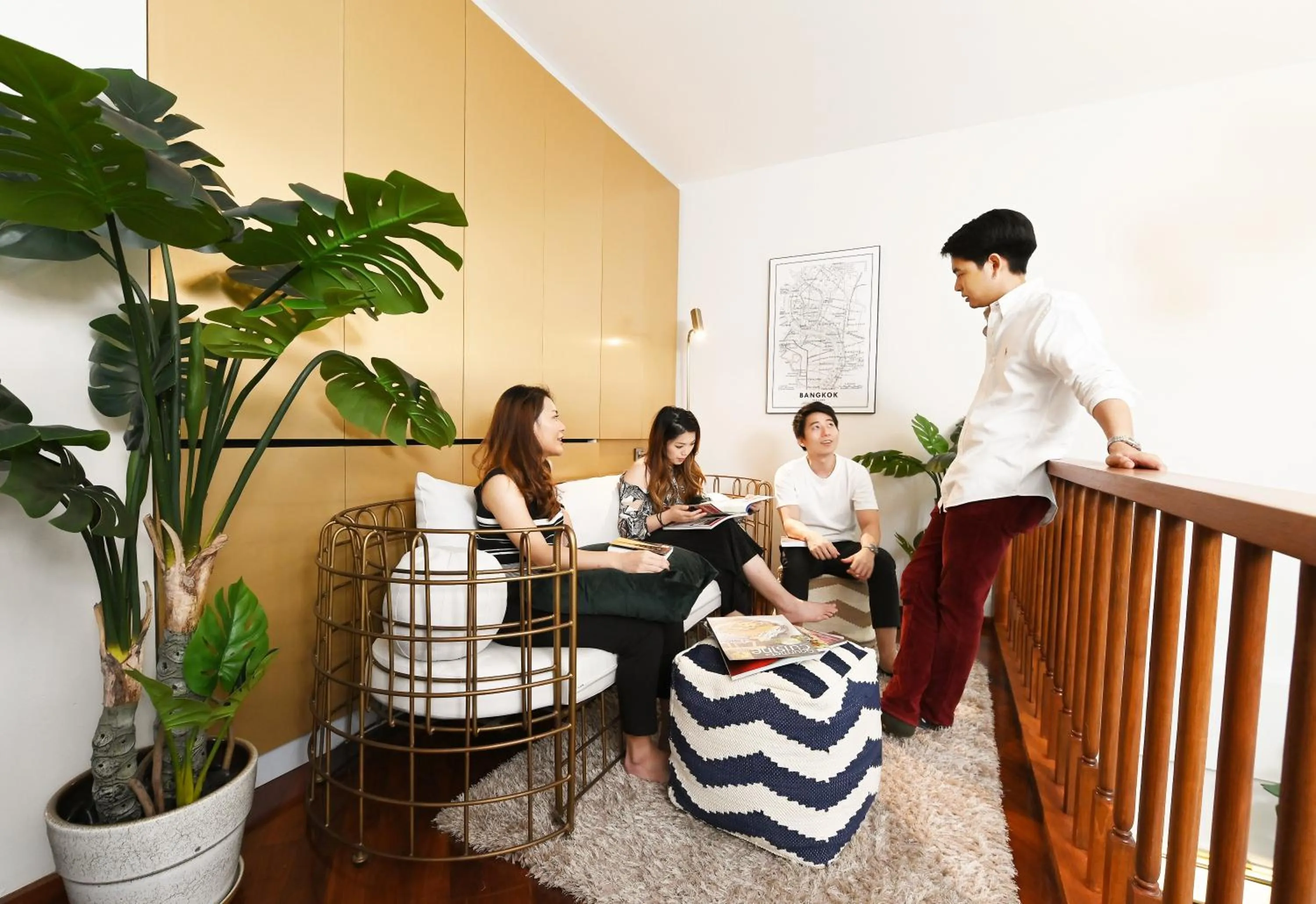 Communal lounge/ TV room in KLYDE Boutique - Chatuchak