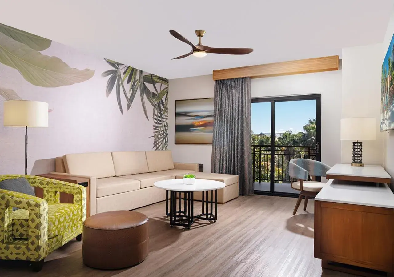 Living room in Tahiti Village Resort & Spa Living room in Tahiti Village Resort & Spa