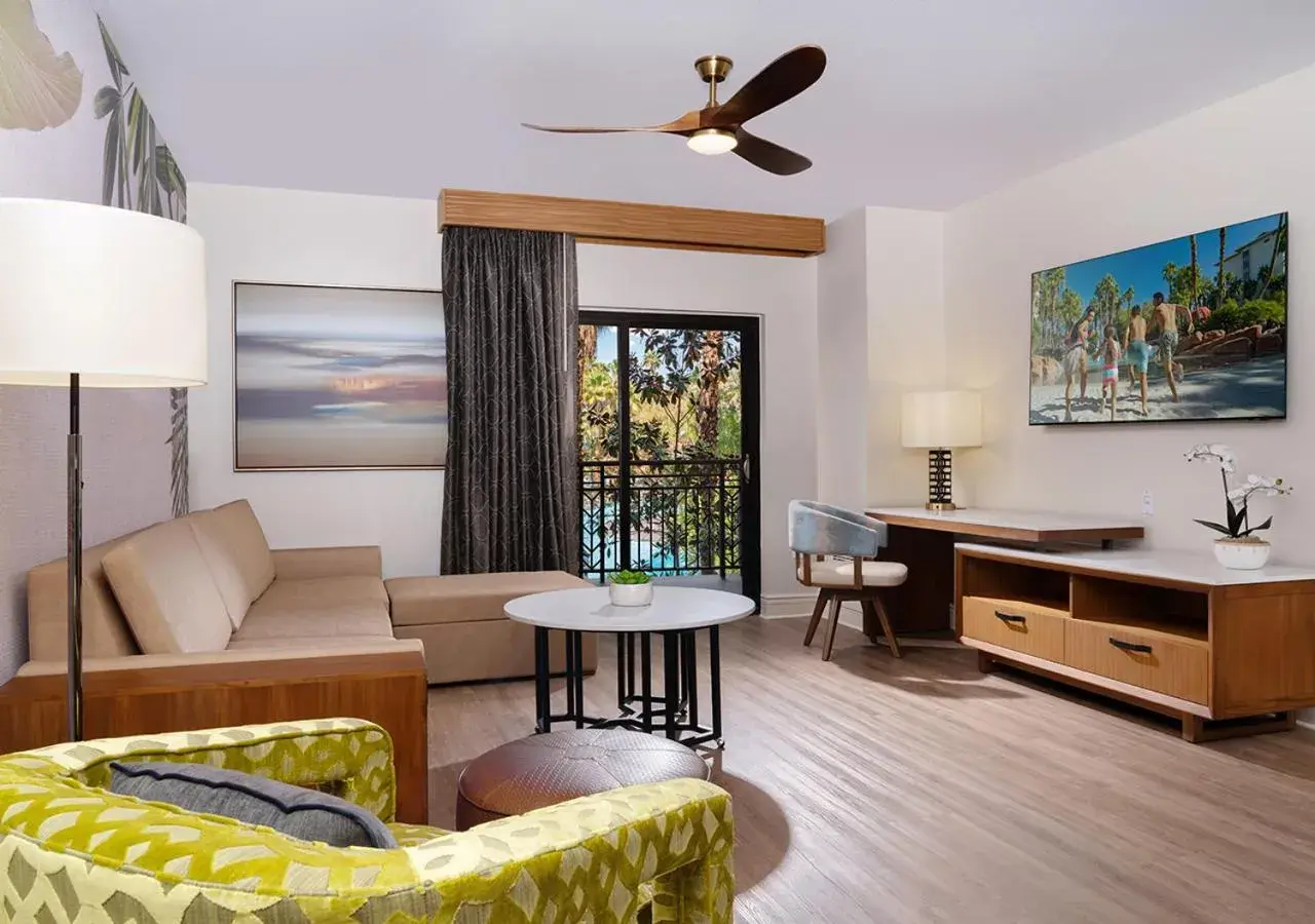 Living room in Tahiti Village Resort & Spa Living room in Tahiti Village Resort & Spa