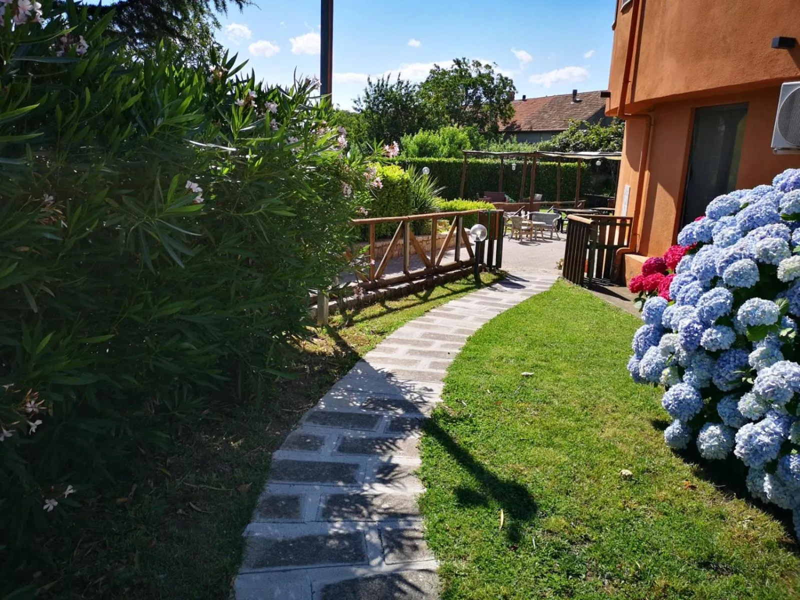 Garden in La Cascina Camere