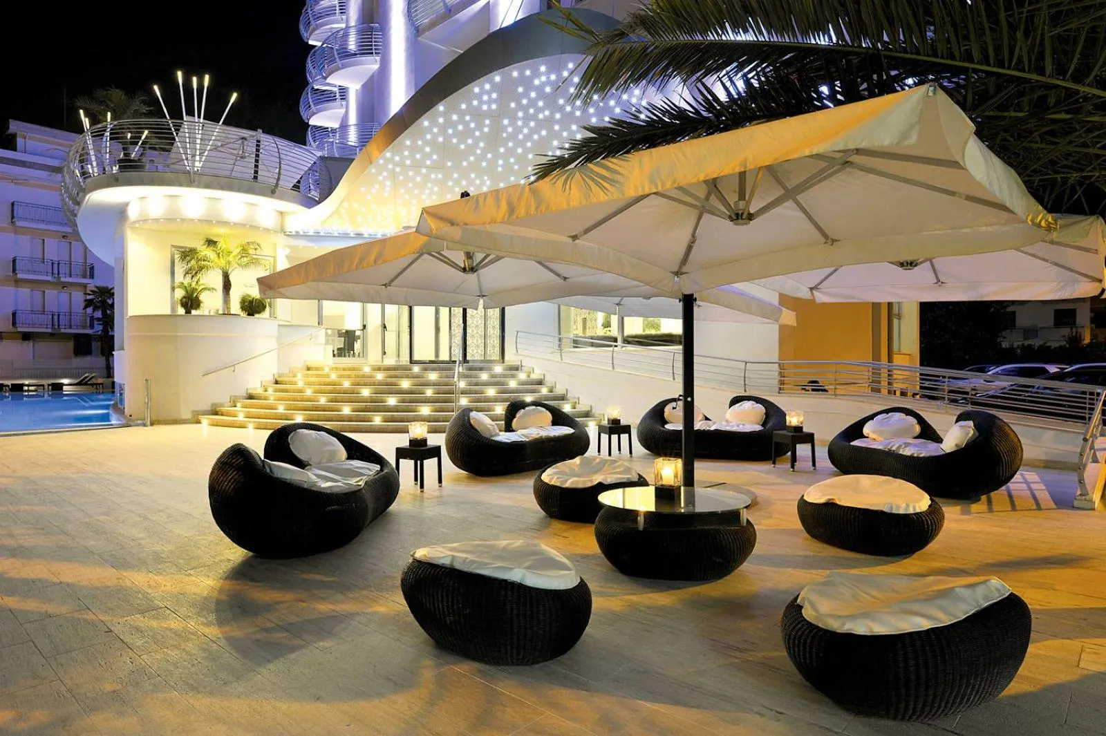 Patio in Hotel Lido