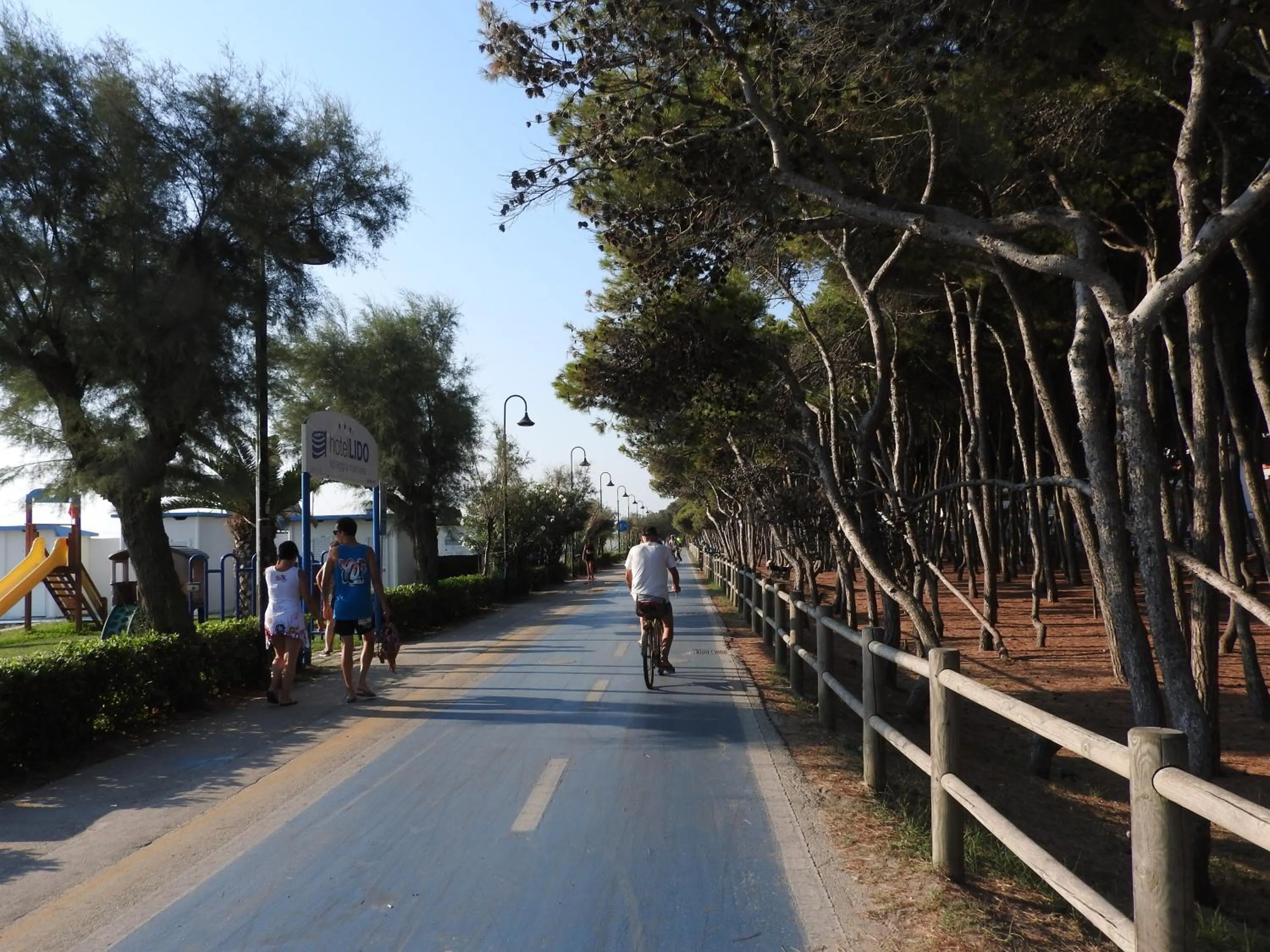 Cycling in Hotel Lido