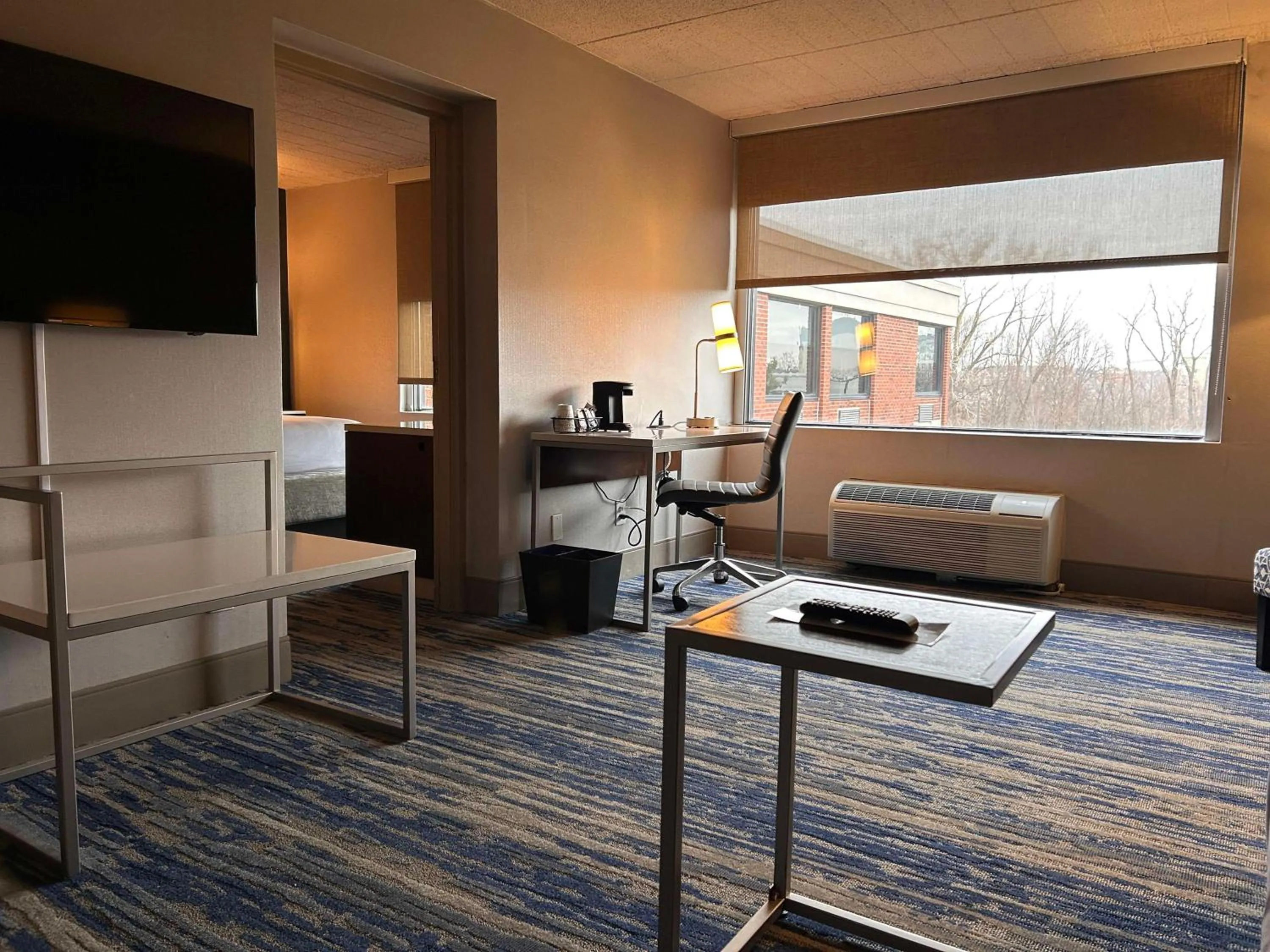 TV and multimedia in Skyline Hotel Detroit Airport, SureStay Collection by Best Western