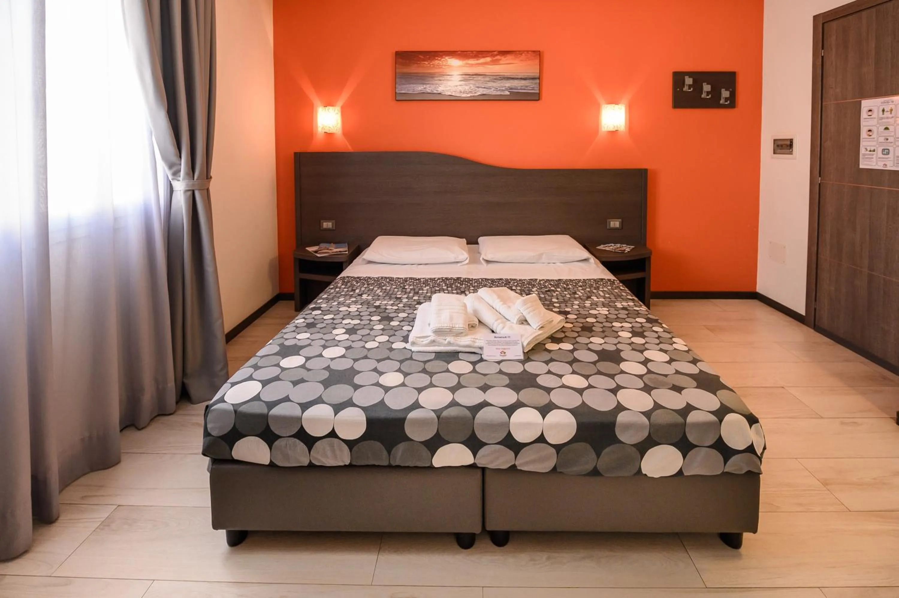 Bed in Hotel Rainbow Resort