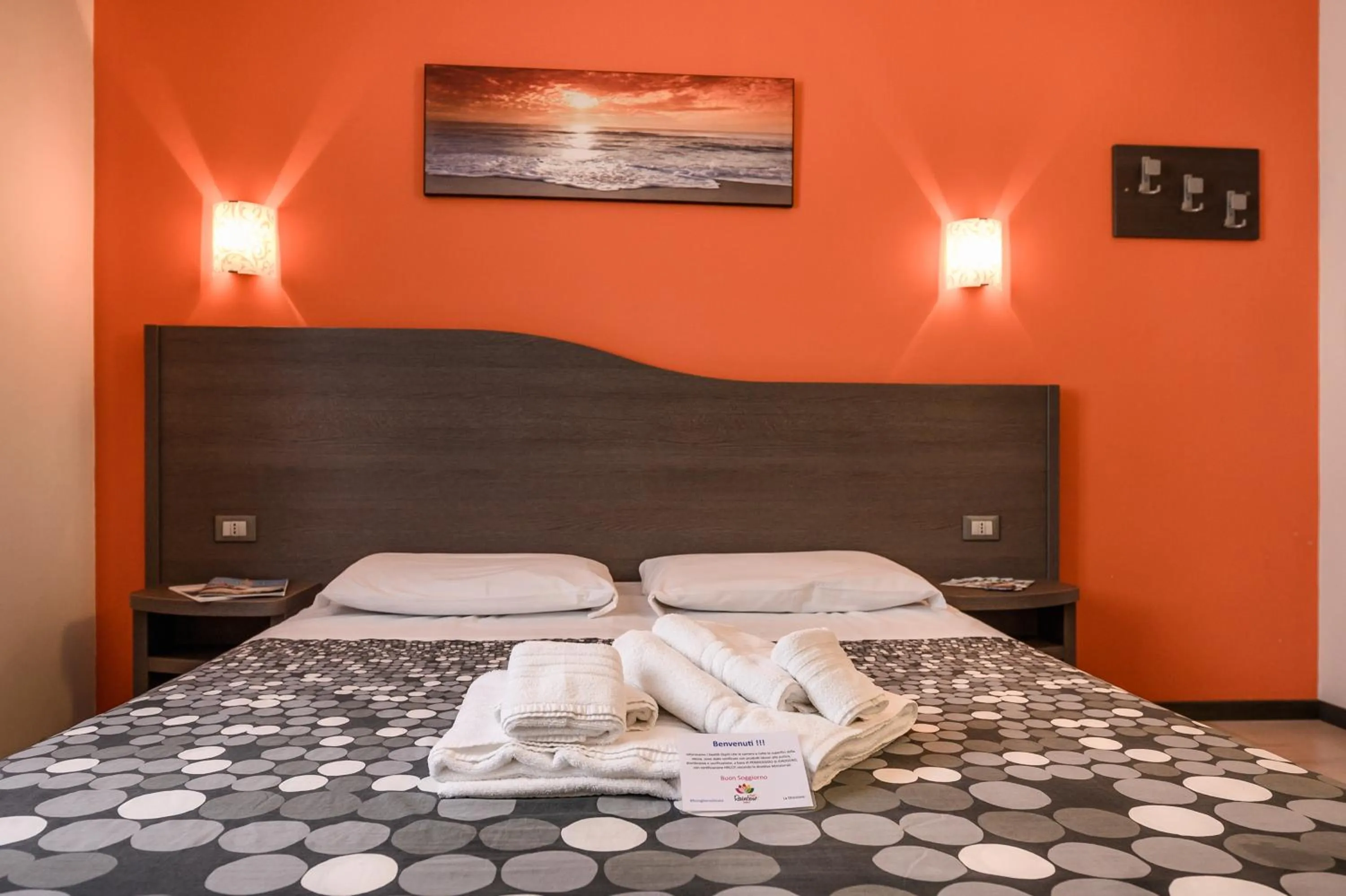 Bed in Hotel Rainbow Resort