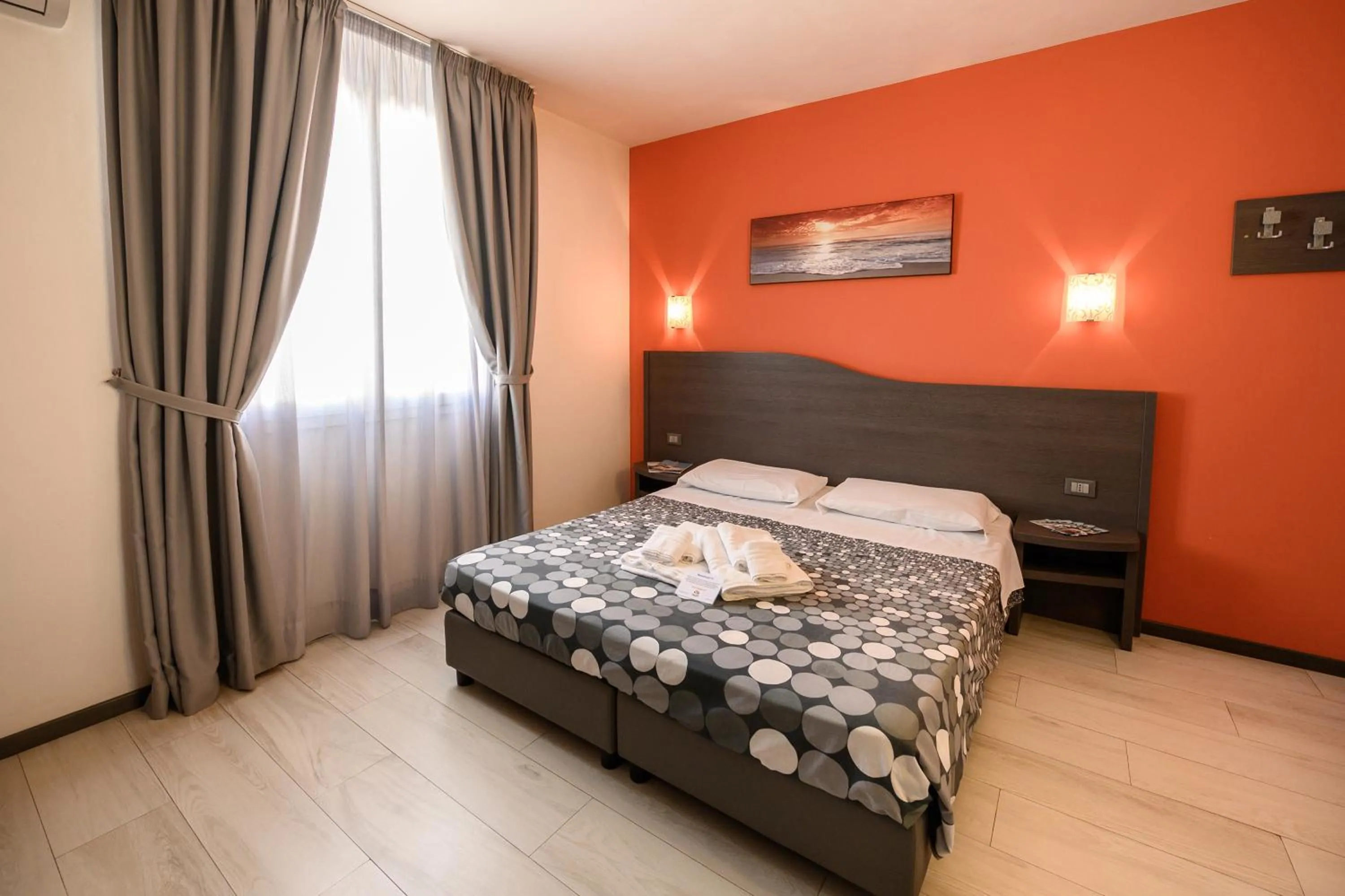 Bed in Hotel Rainbow Resort