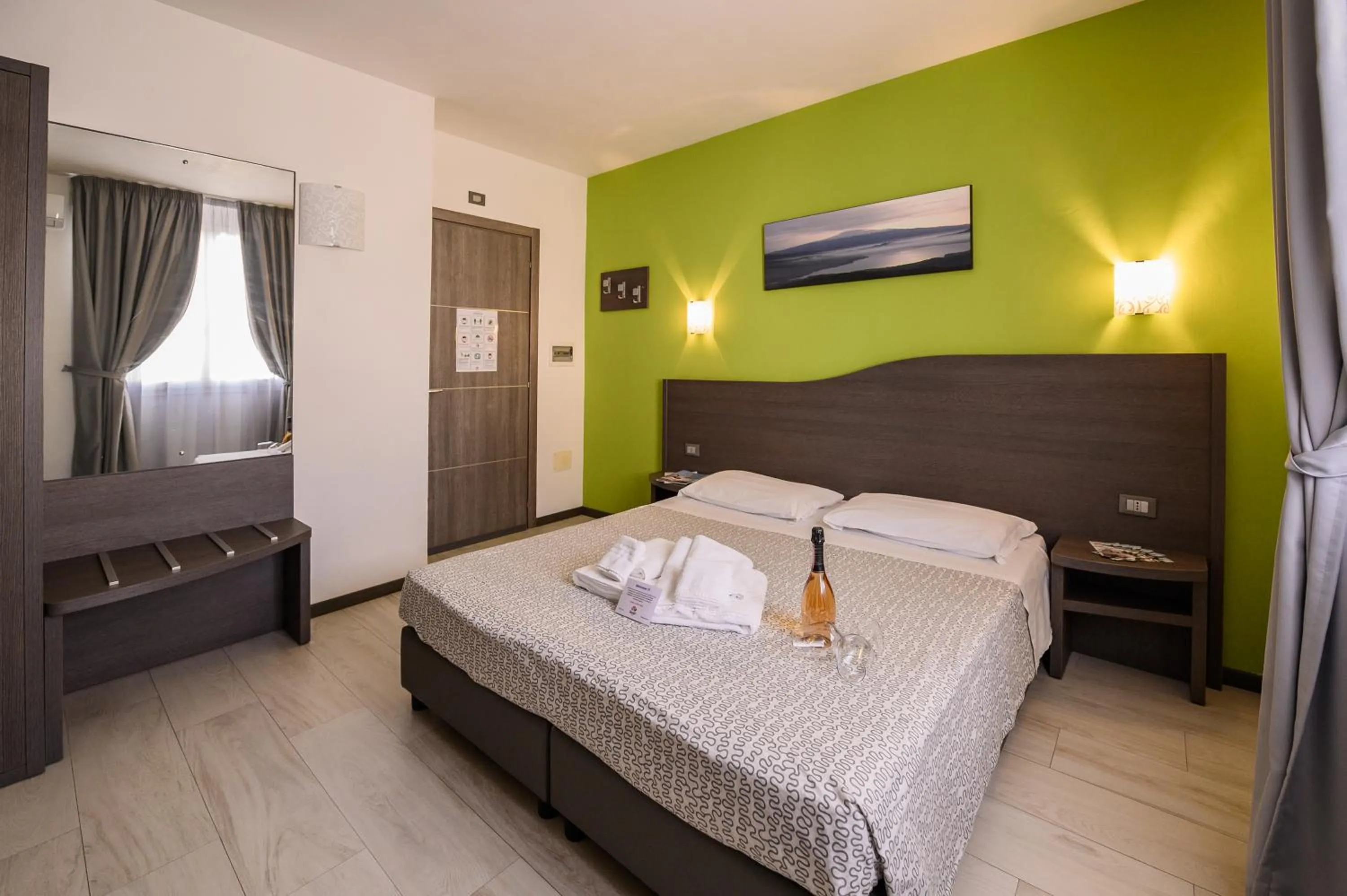 Bed in Hotel Rainbow Resort