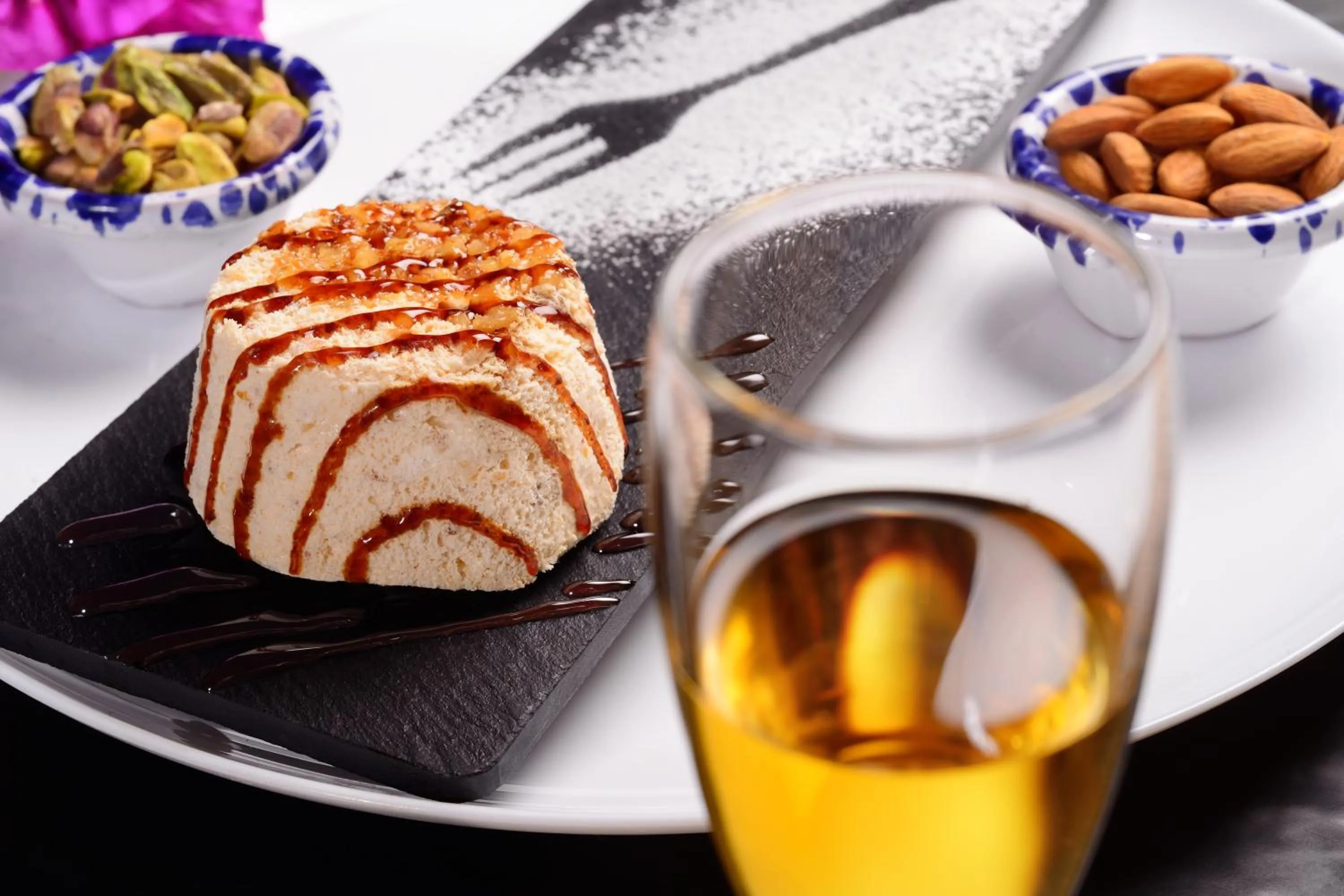 Food close-up in Villa Dafne