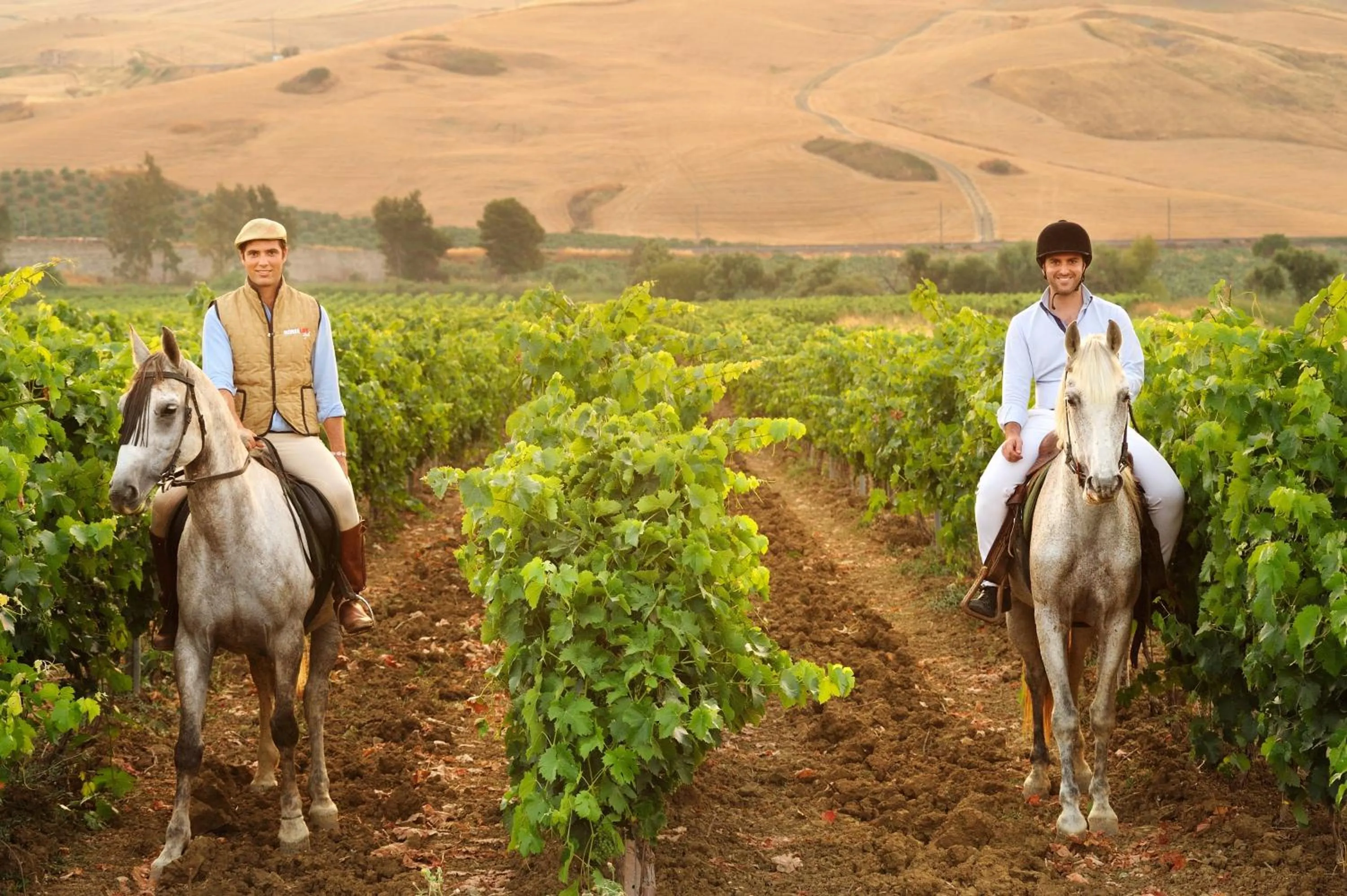 Horse-riding in Villa Dafne