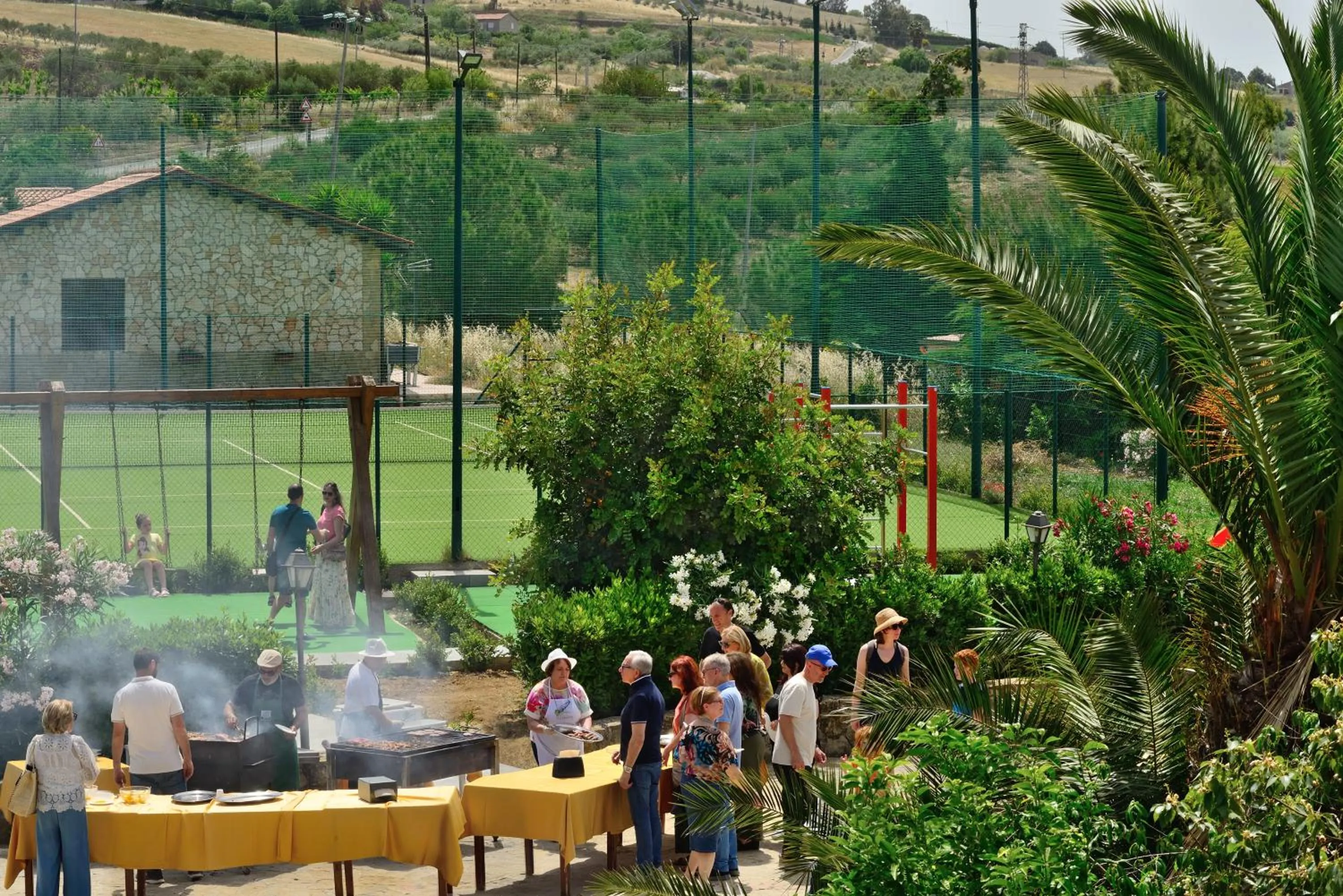 Food and drinks in Villa Dafne