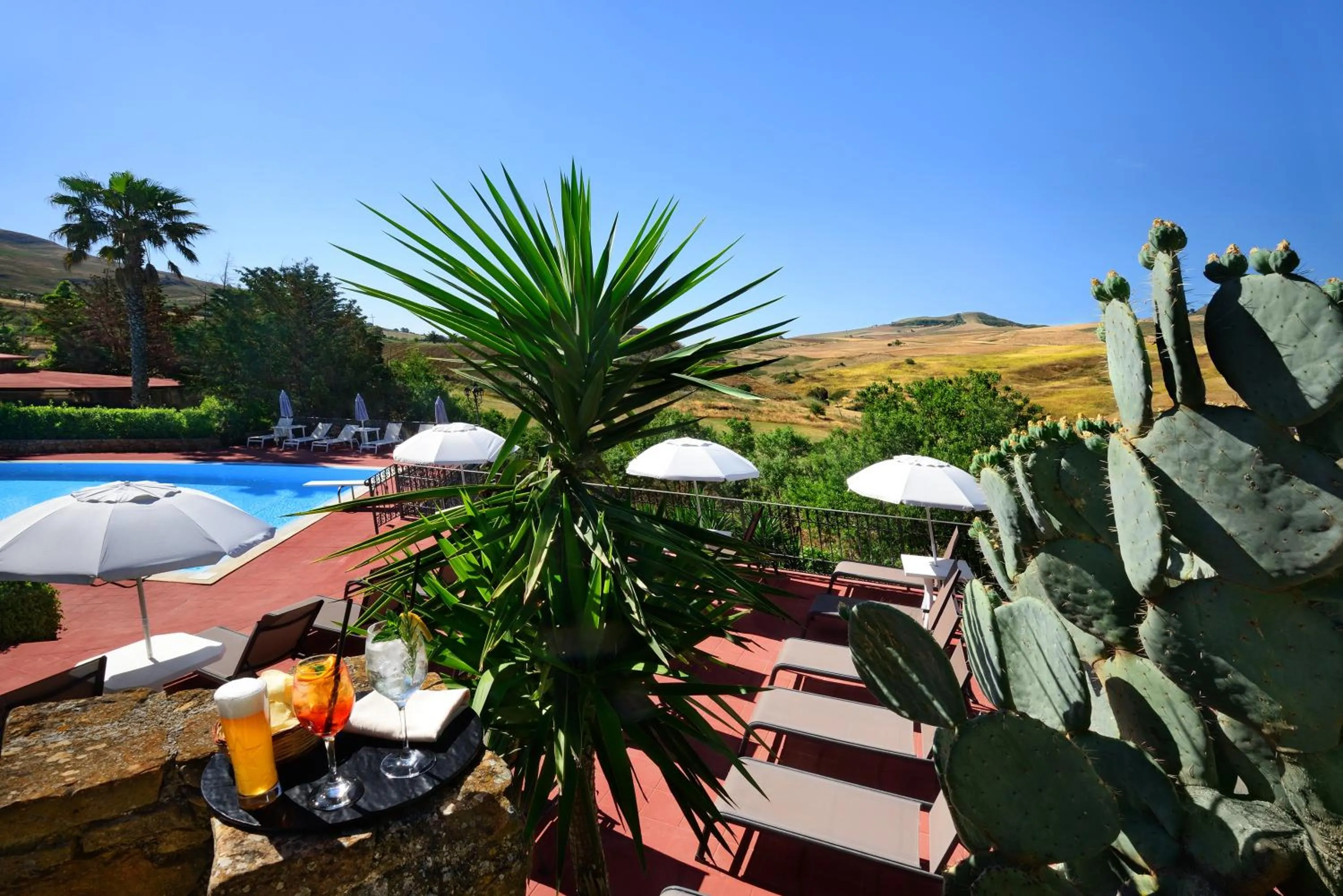 Pool view in Villa Dafne