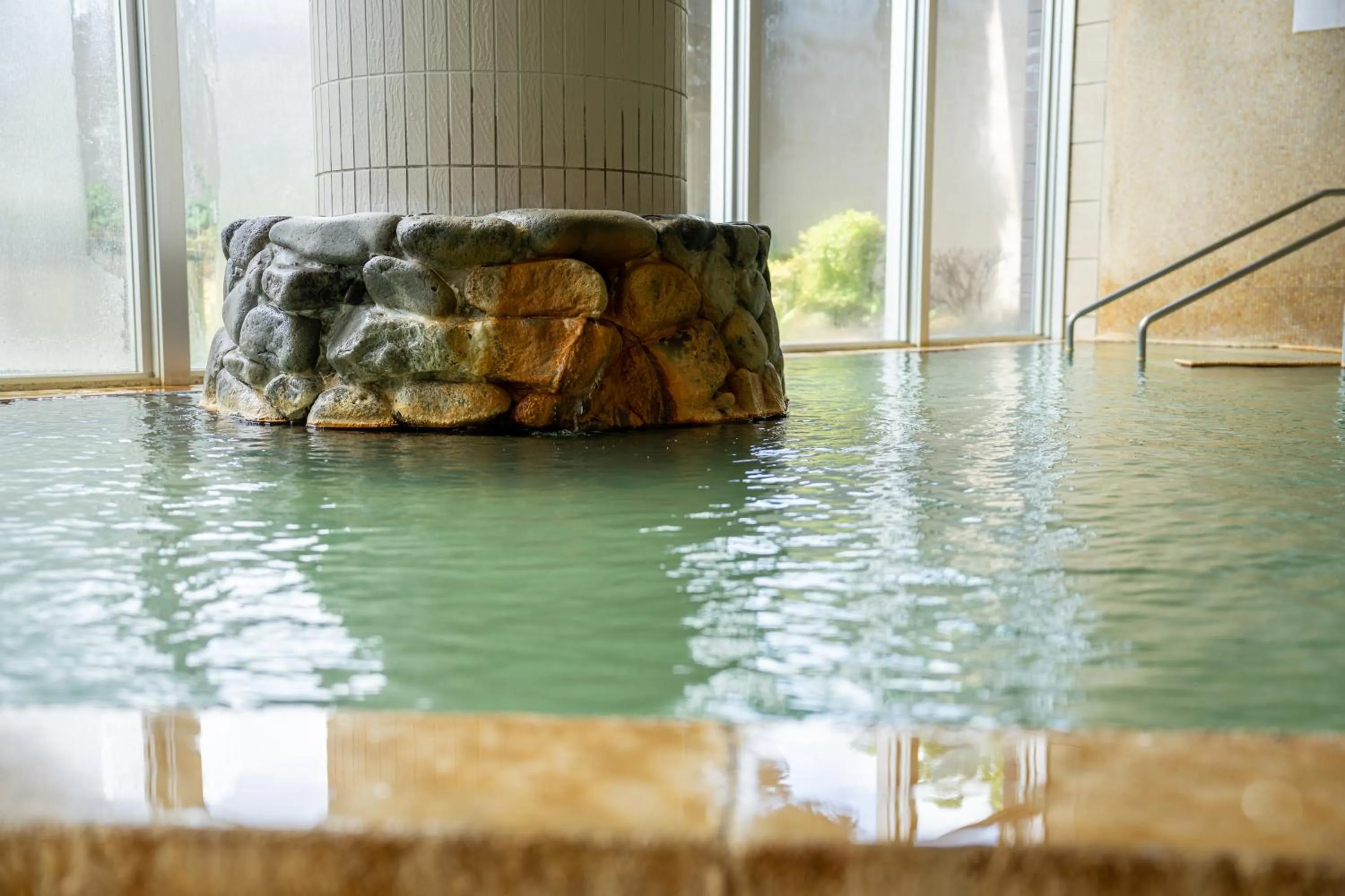 Hot Spring Bath in KAMENOI HOTEL Aso