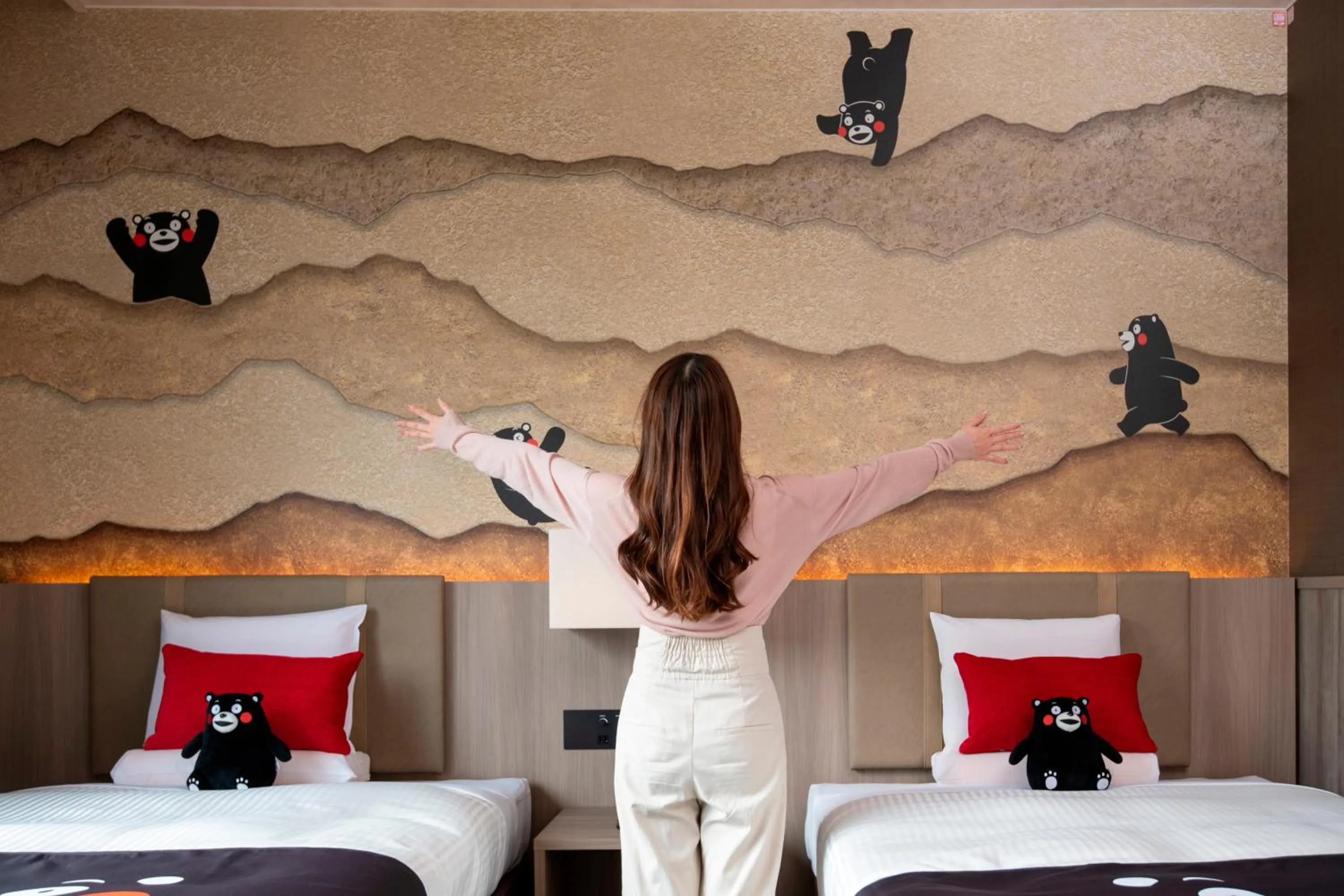 Photo of the whole room, Bed in KAMENOI HOTEL Aso