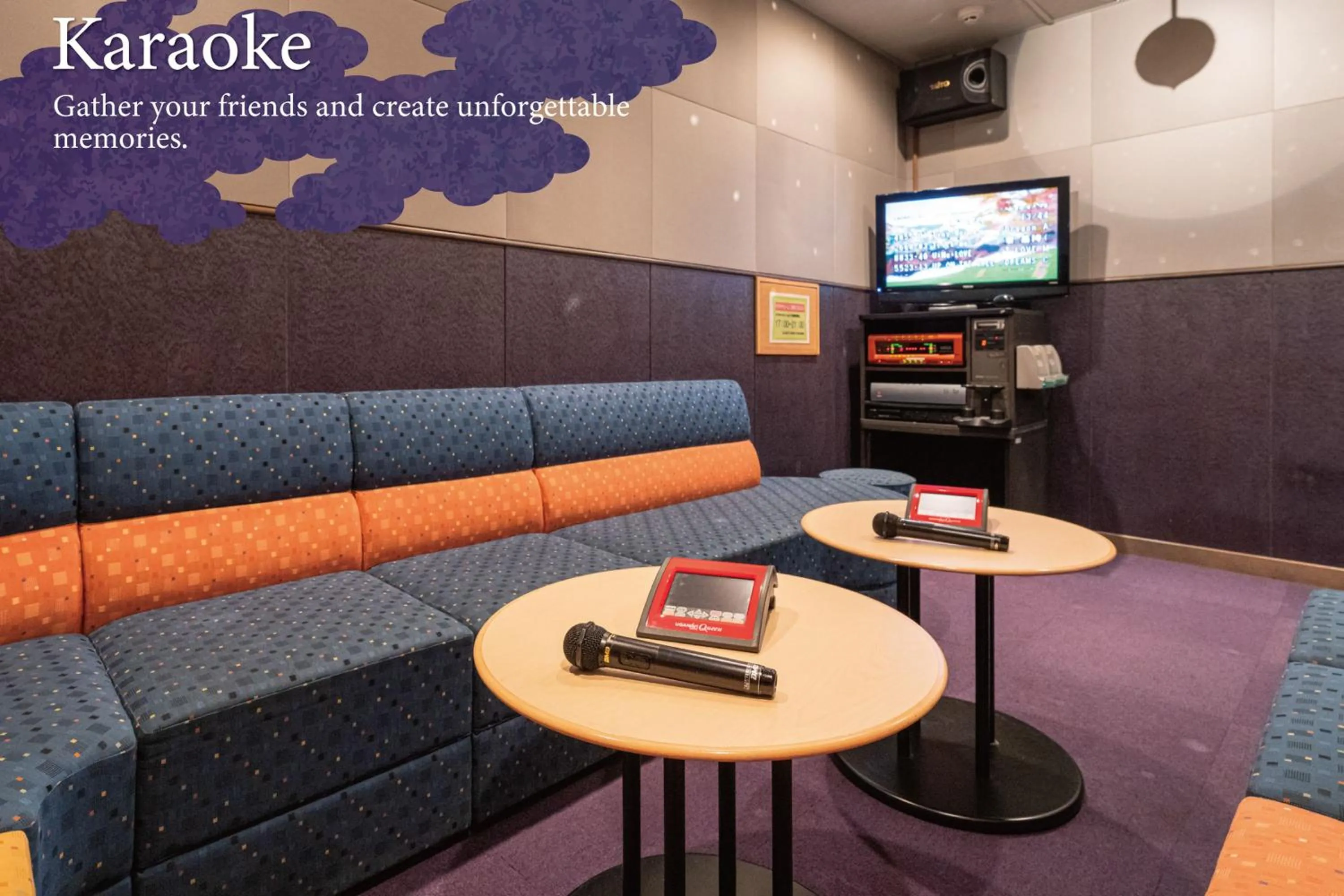 Karaoke in KAMENOI HOTEL Aso