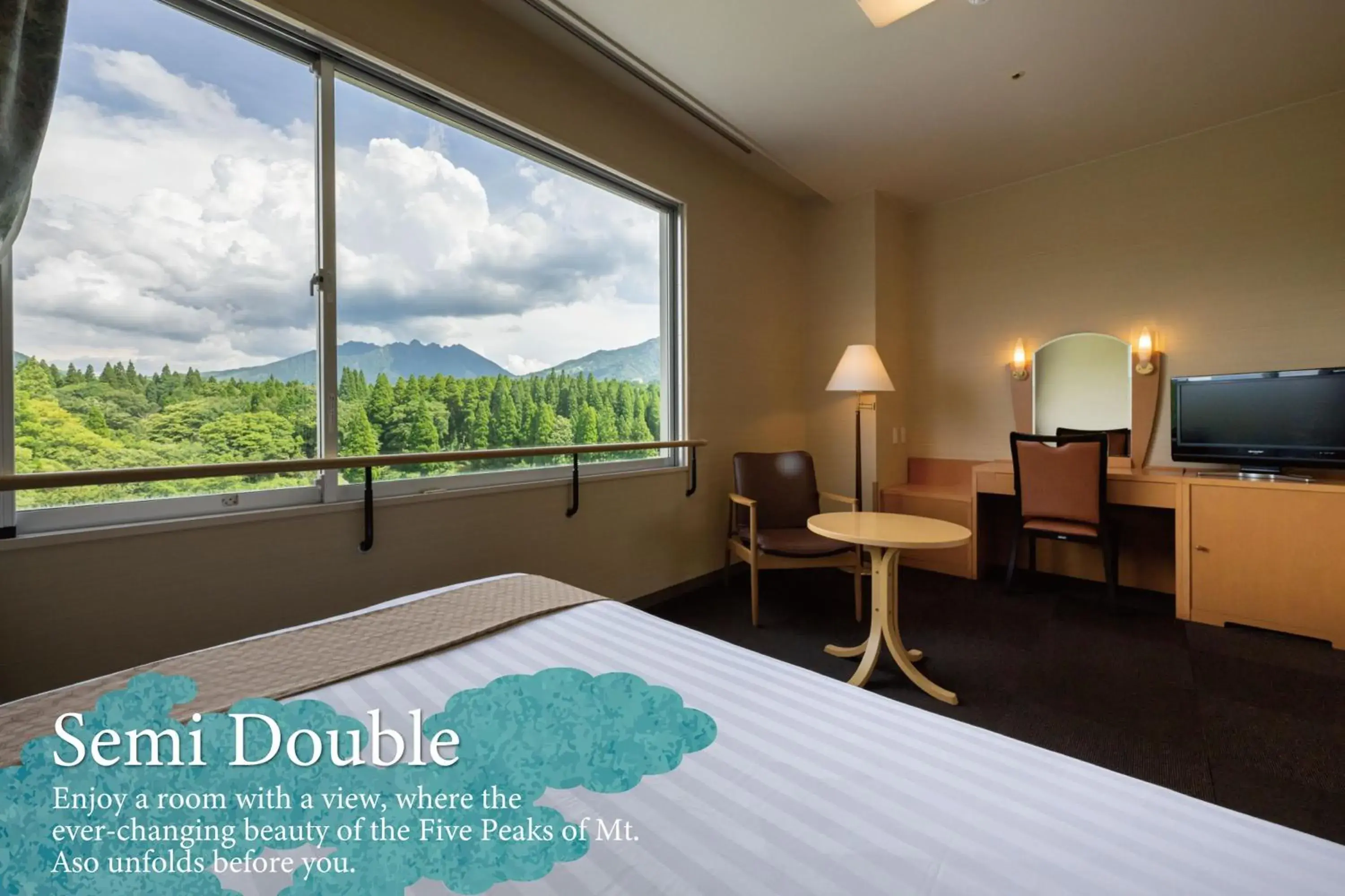 Semi Double Room with Private Bath - single occupancy in KAMENOI HOTEL Aso Semi Double Room with Private Bath - single occupancy in KAMENOI HOTEL Aso
