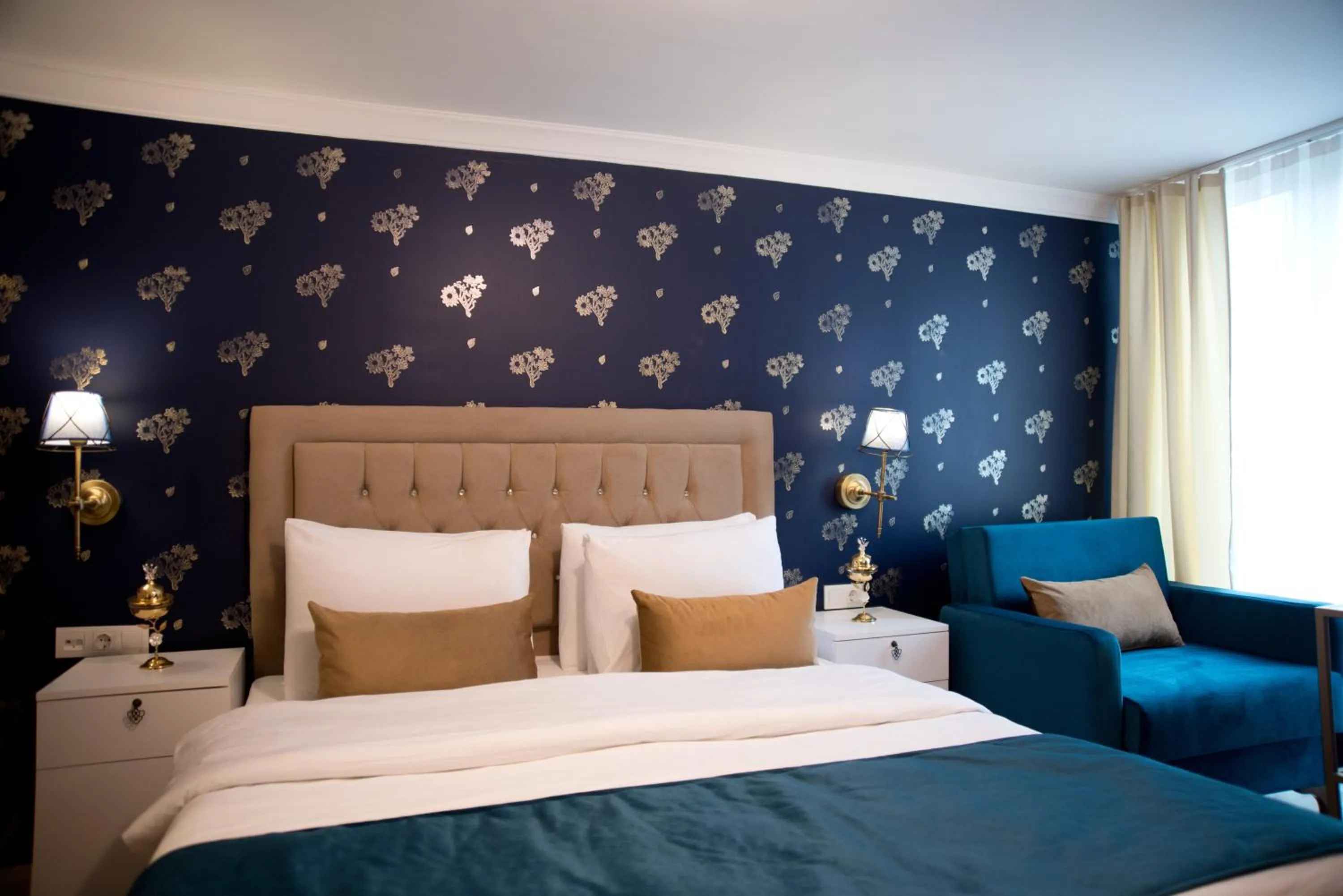 Photo of the whole room in Hotel Mevlana Bazaar