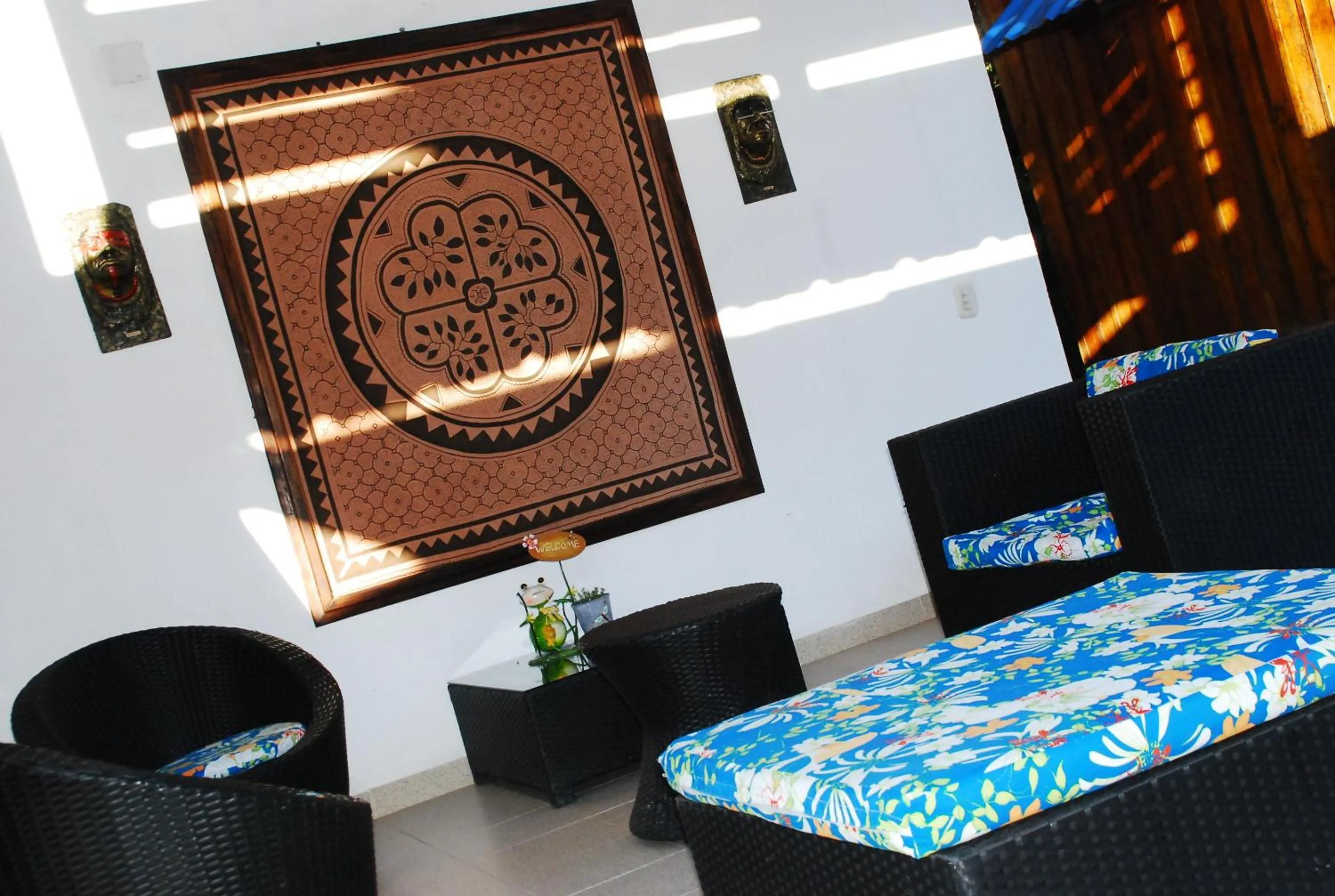 Decorative detail in Hotel Utüane