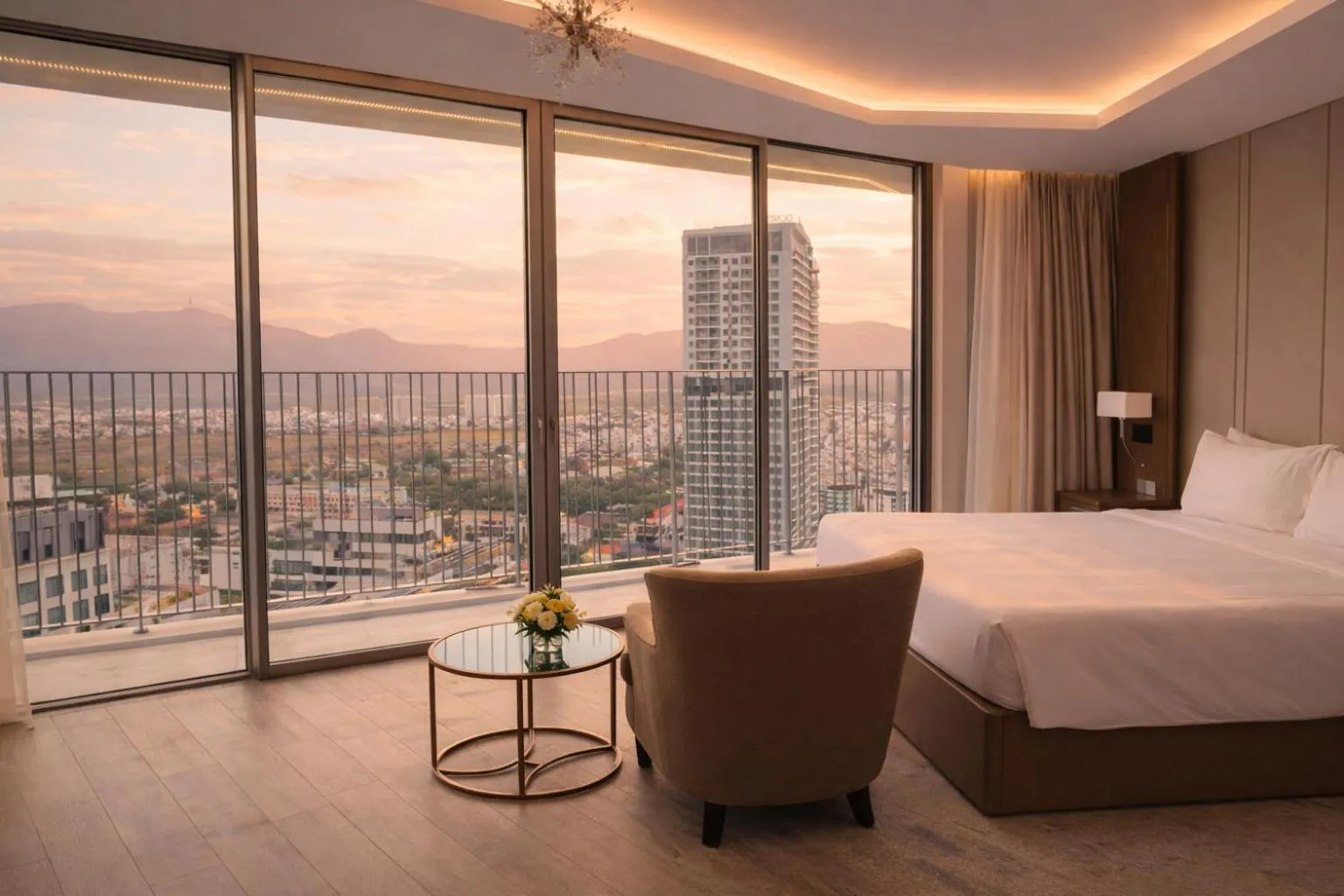 Bed in Holi Panorama Condotel