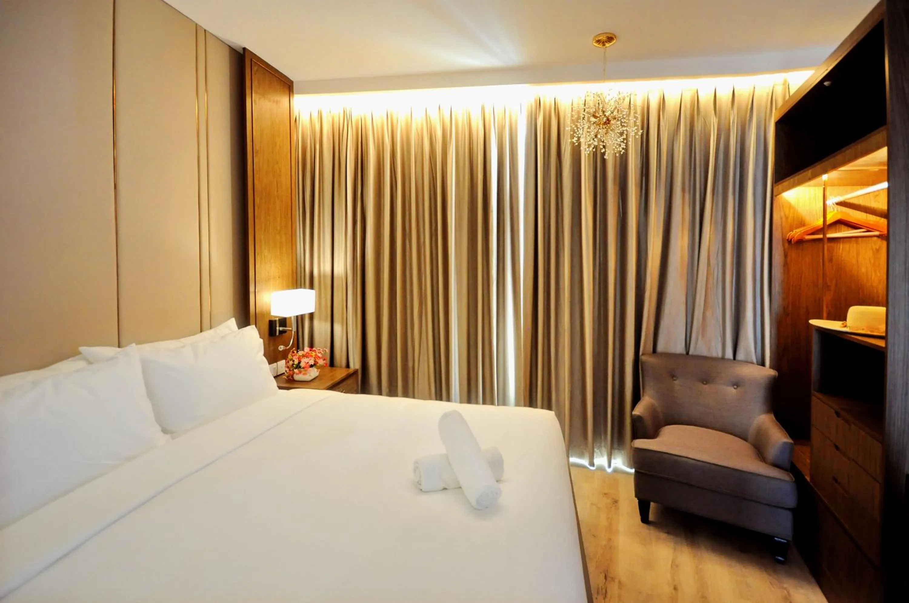 Bed in Holi Panorama Condotel