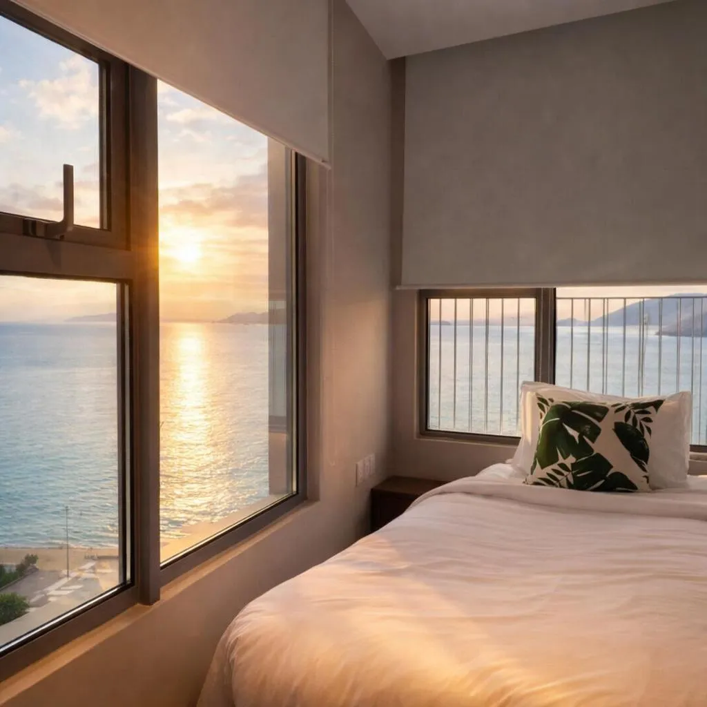 Bed in Holi Panorama Condotel