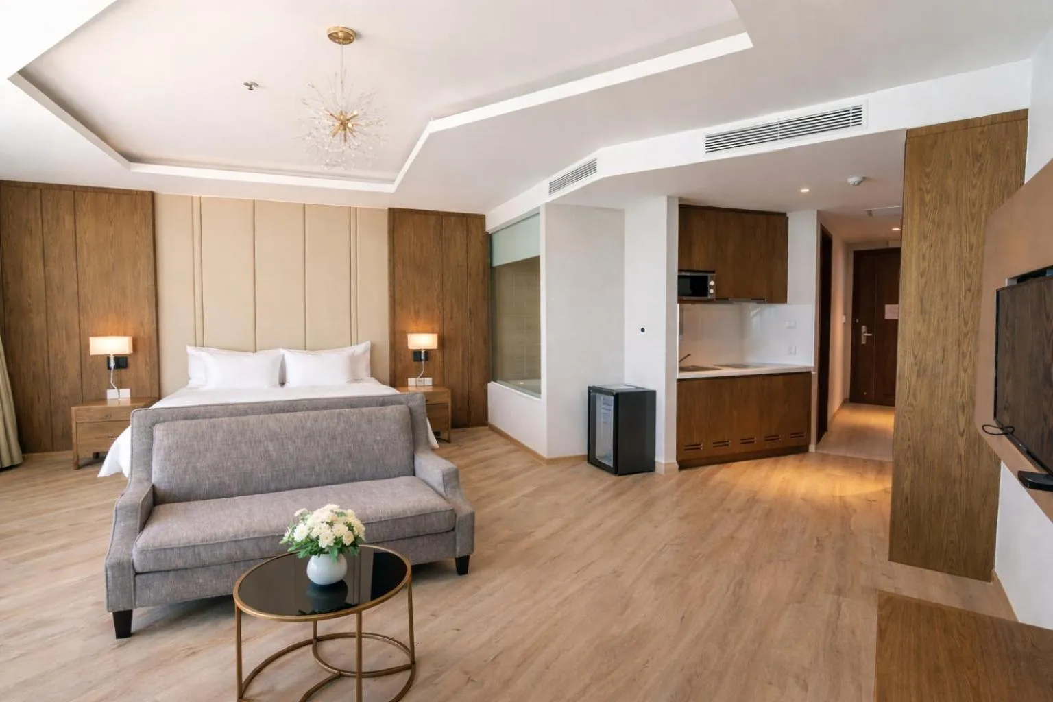 Bed in Holi Panorama Condotel