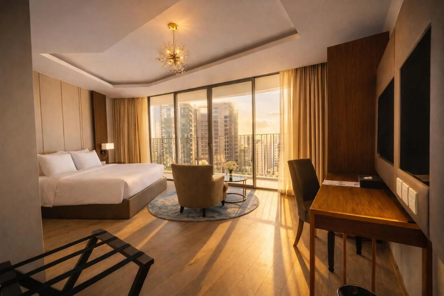 Bed in Holi Panorama Condotel