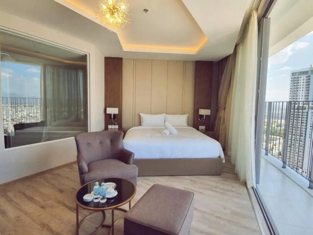 Bed in Holi Panorama Condotel