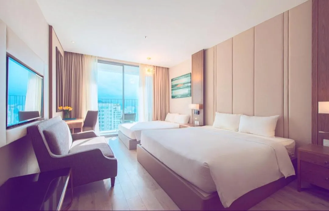 Bed in Holi Panorama Condotel