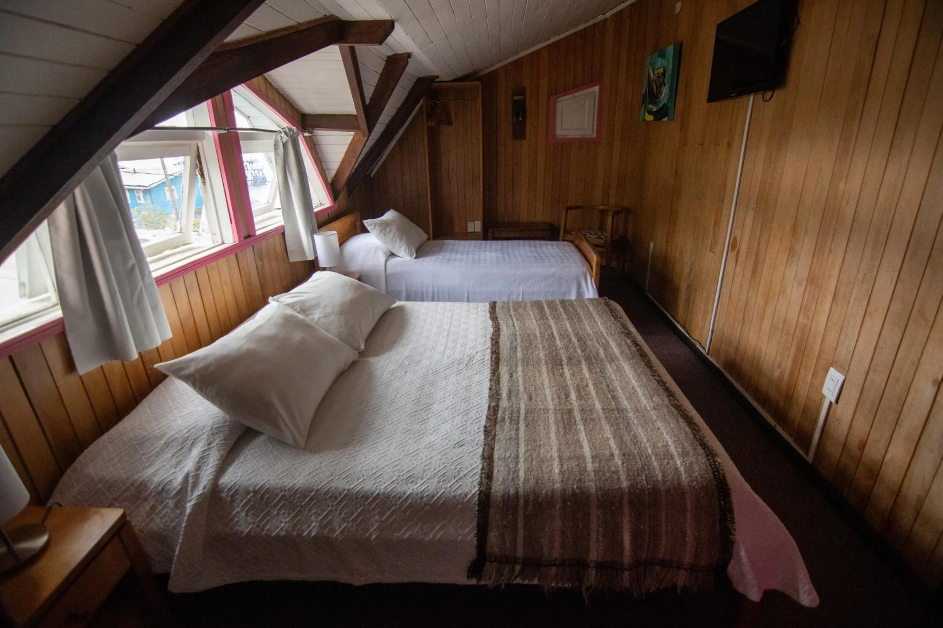 Bed in Hotel Unicornio Azul