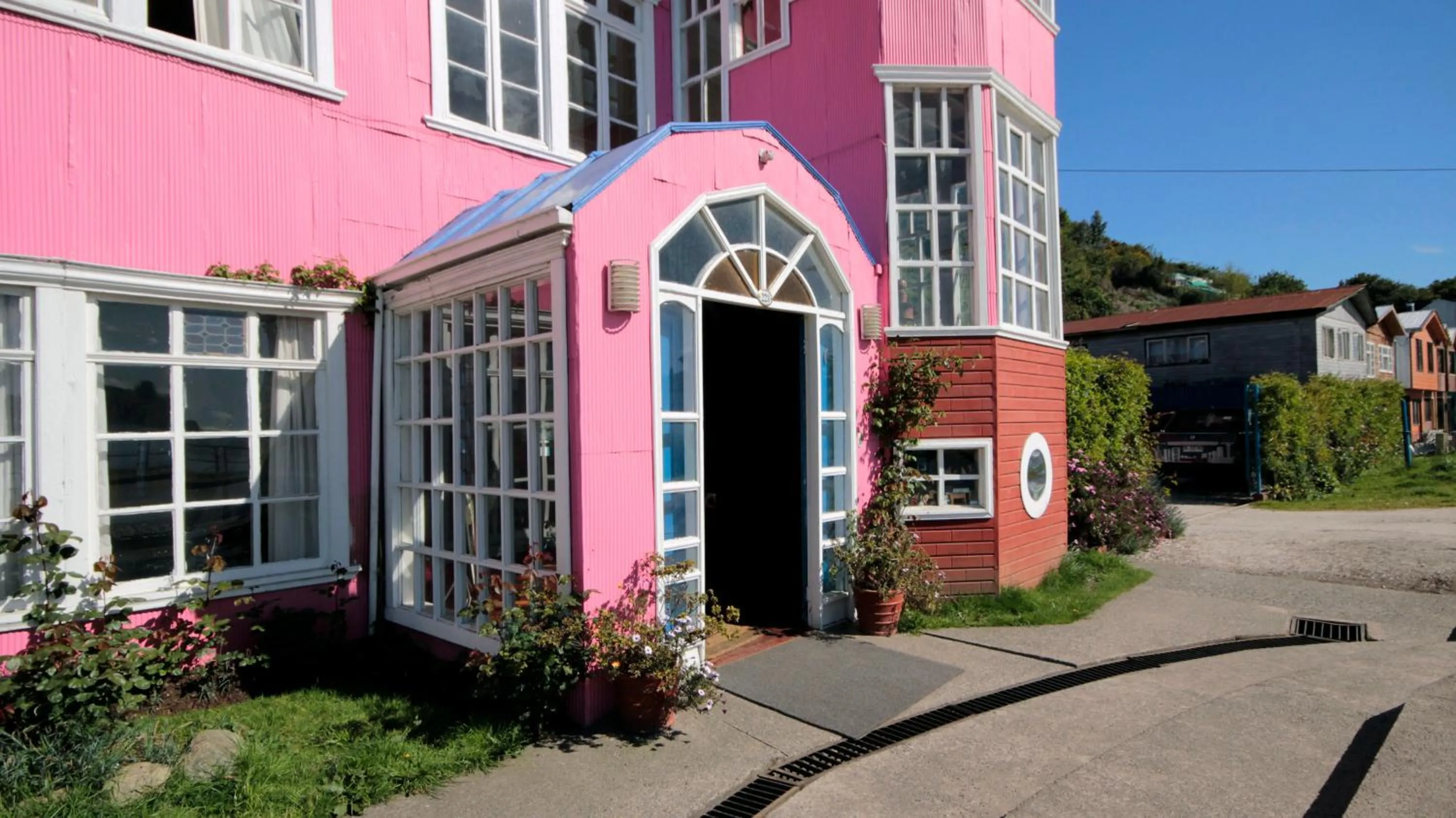 Facade/entrance in Hotel Unicornio Azul