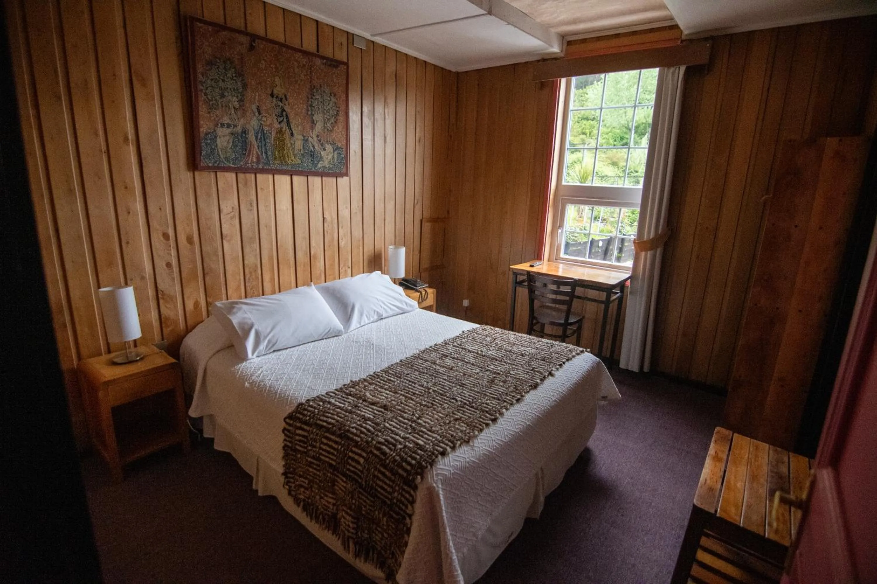 Bed in Hotel Unicornio Azul
