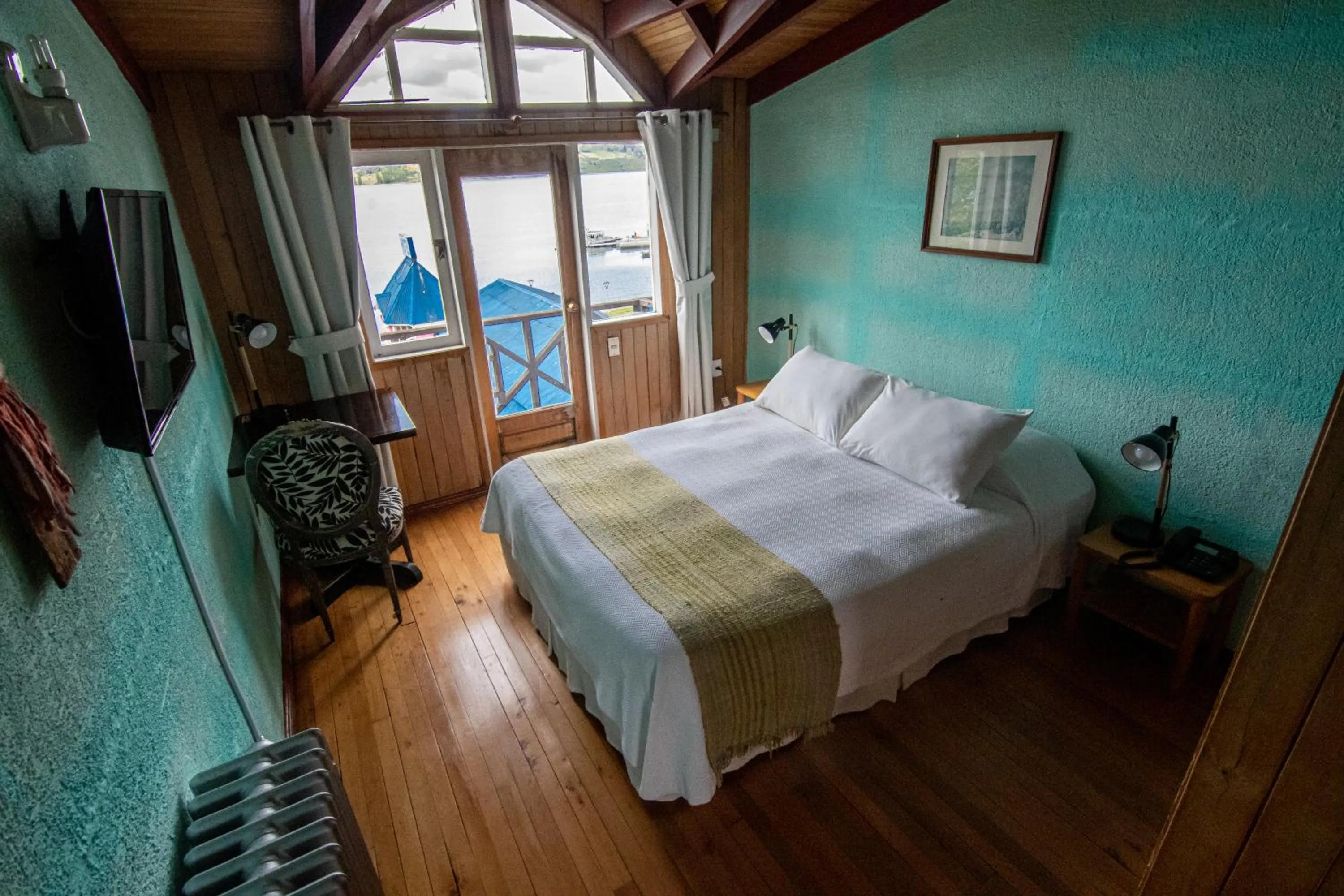 Bed in Hotel Unicornio Azul
