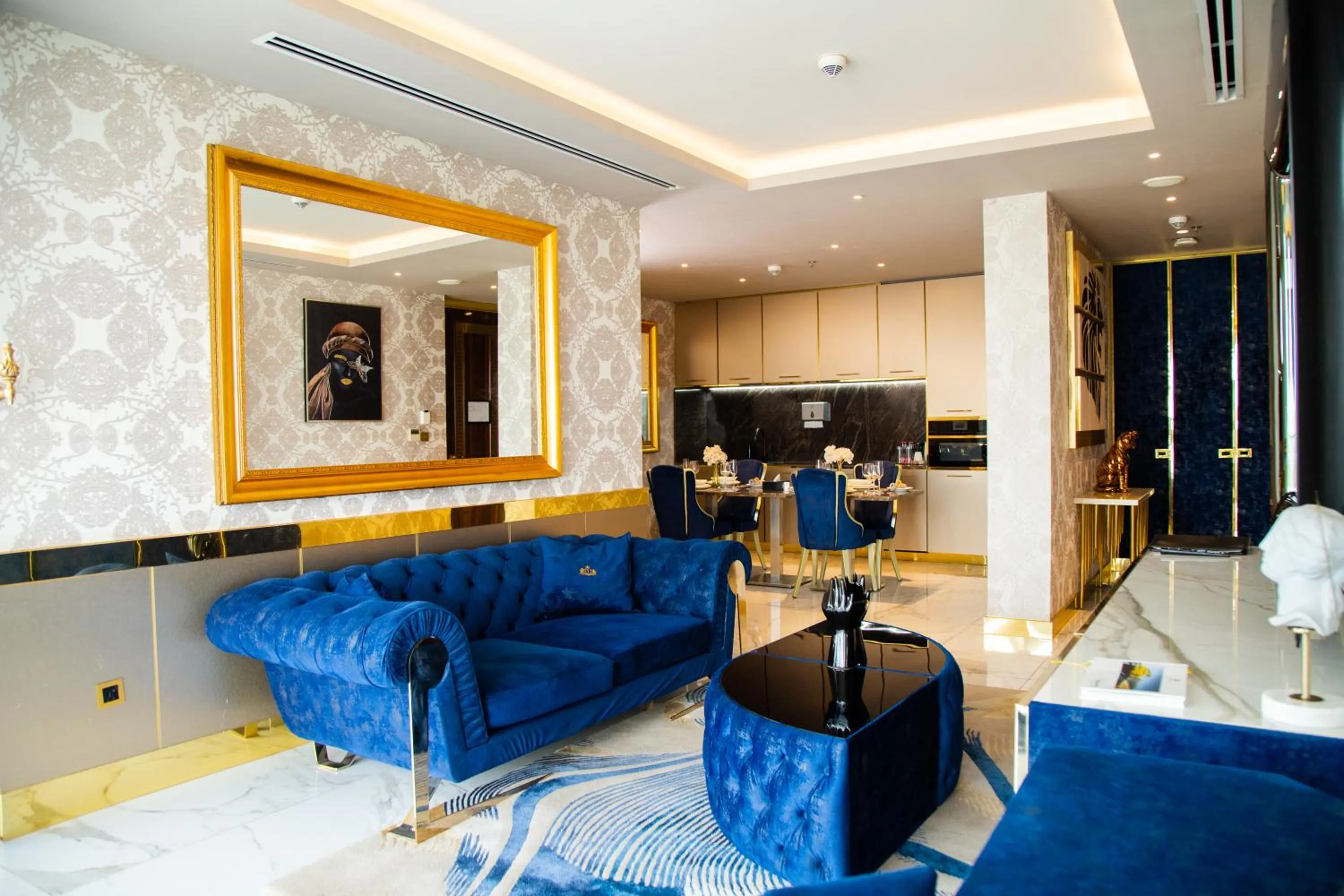 Living room in Number One Oxford Street Hotel & Suites