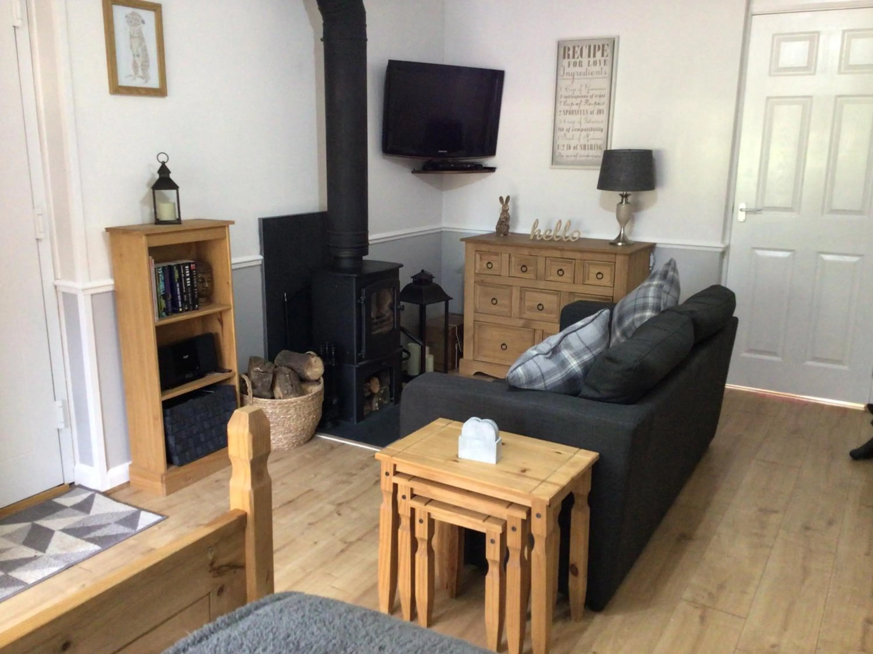 Seating area in Meerkat Manor