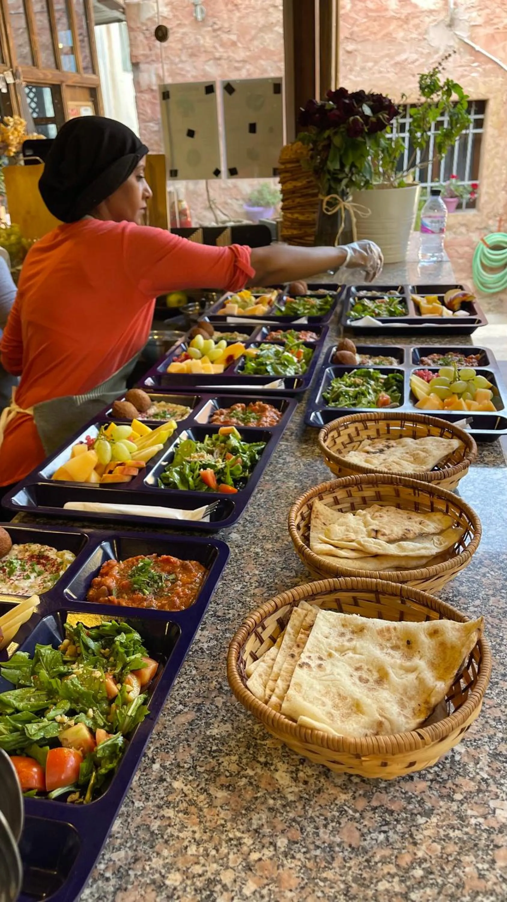 Breakfast in Carob Hostel