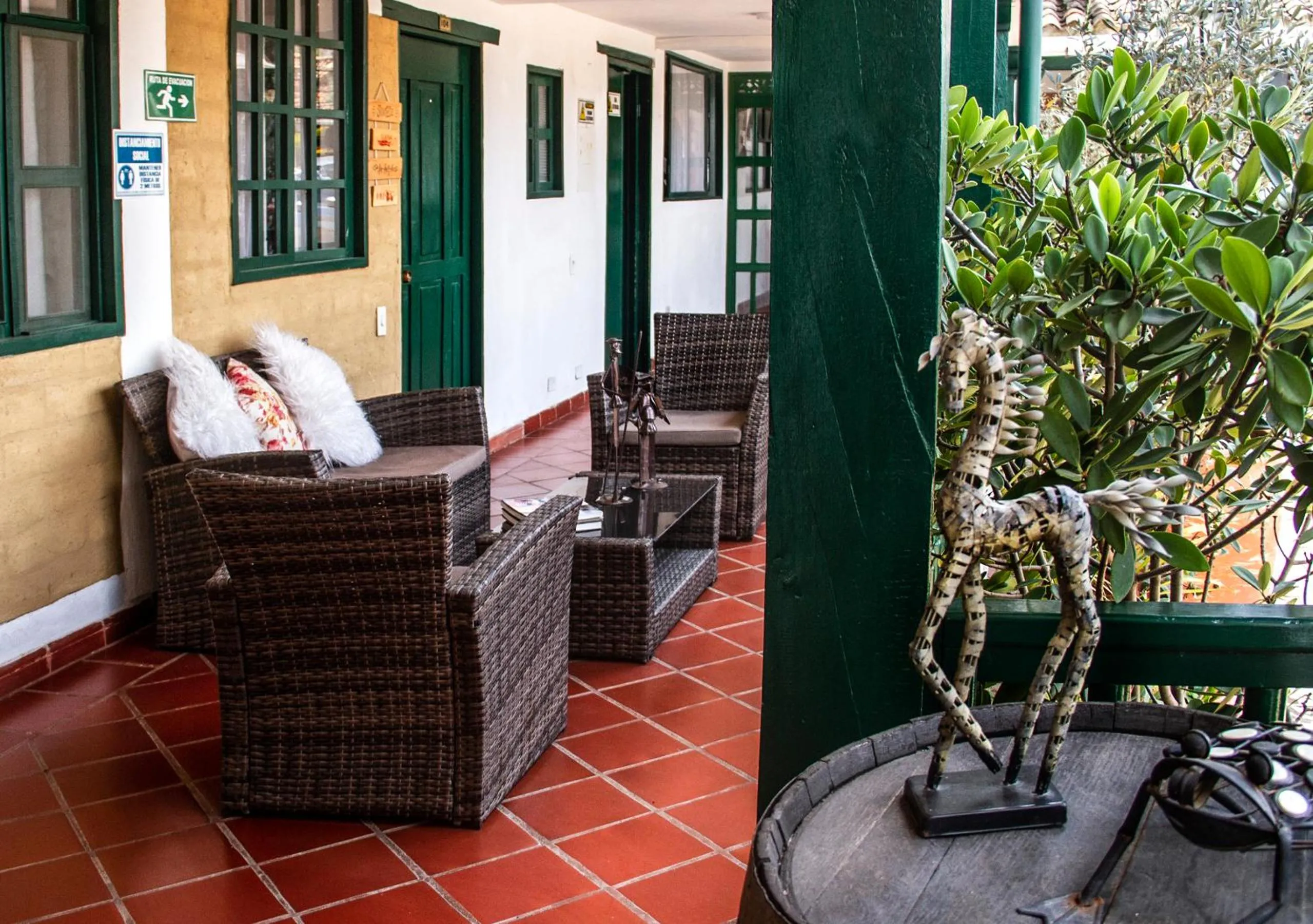 Seating area in Hotel Bahía Olivo Boutique & Spa