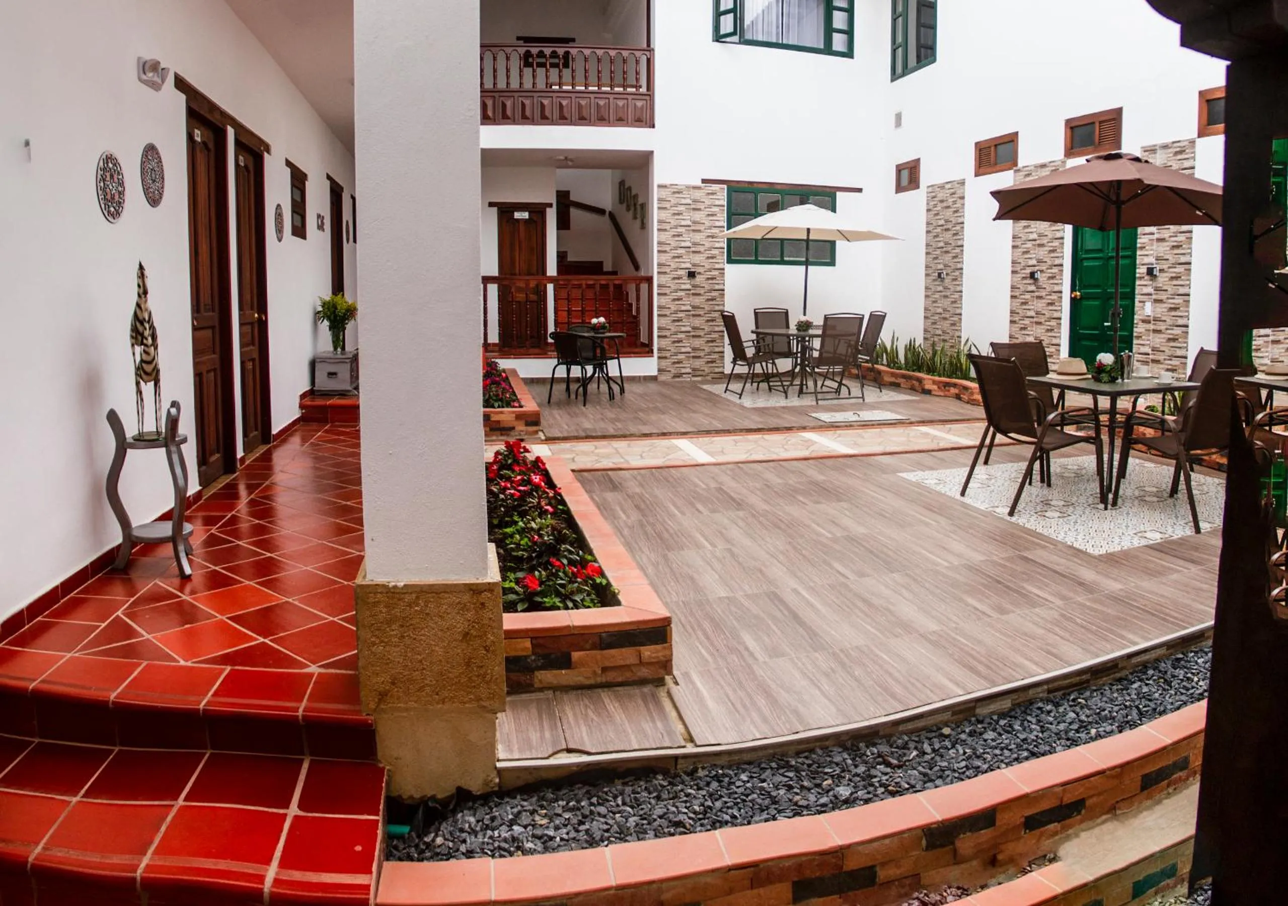 Patio in Hotel Bahía Olivo Boutique & Spa