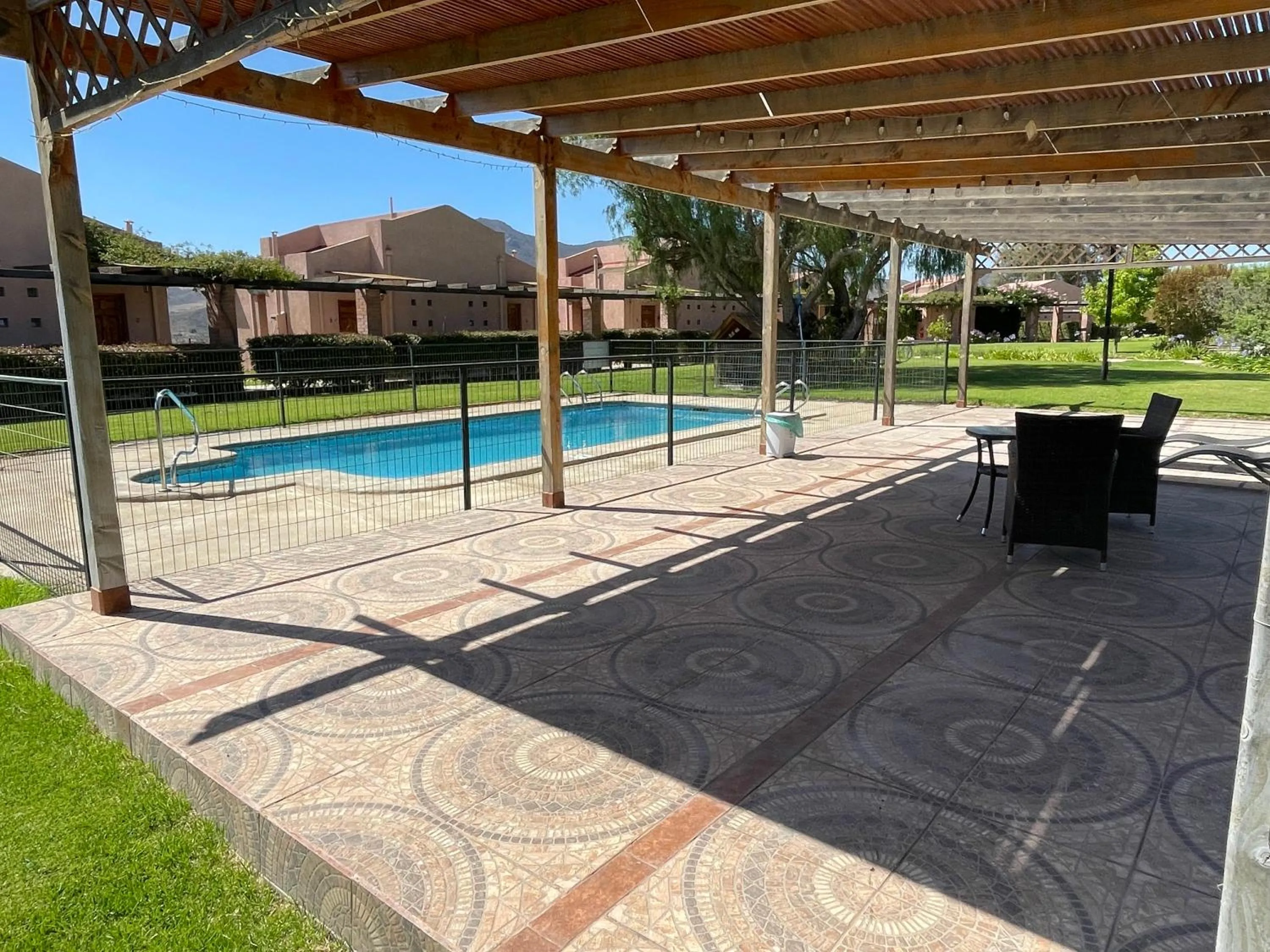 Pool view in Hotel Altos de Tuqui