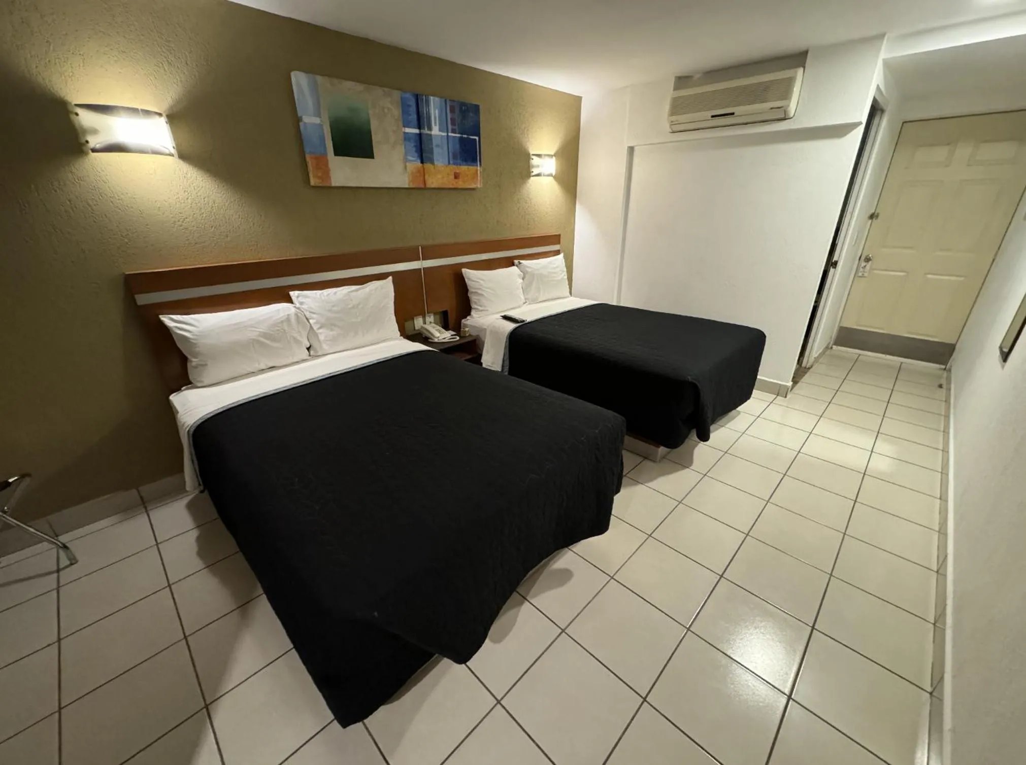 Bed in Hotel Interforum