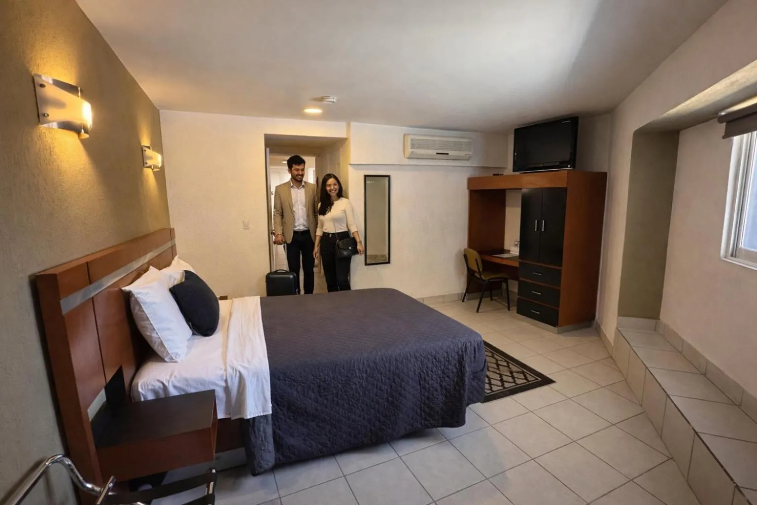 Bed in Hotel Interforum