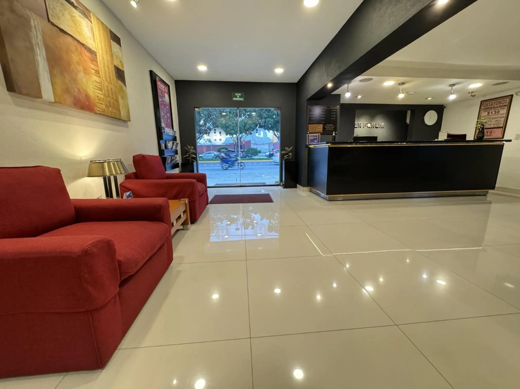 Lobby or reception in Hotel Interforum