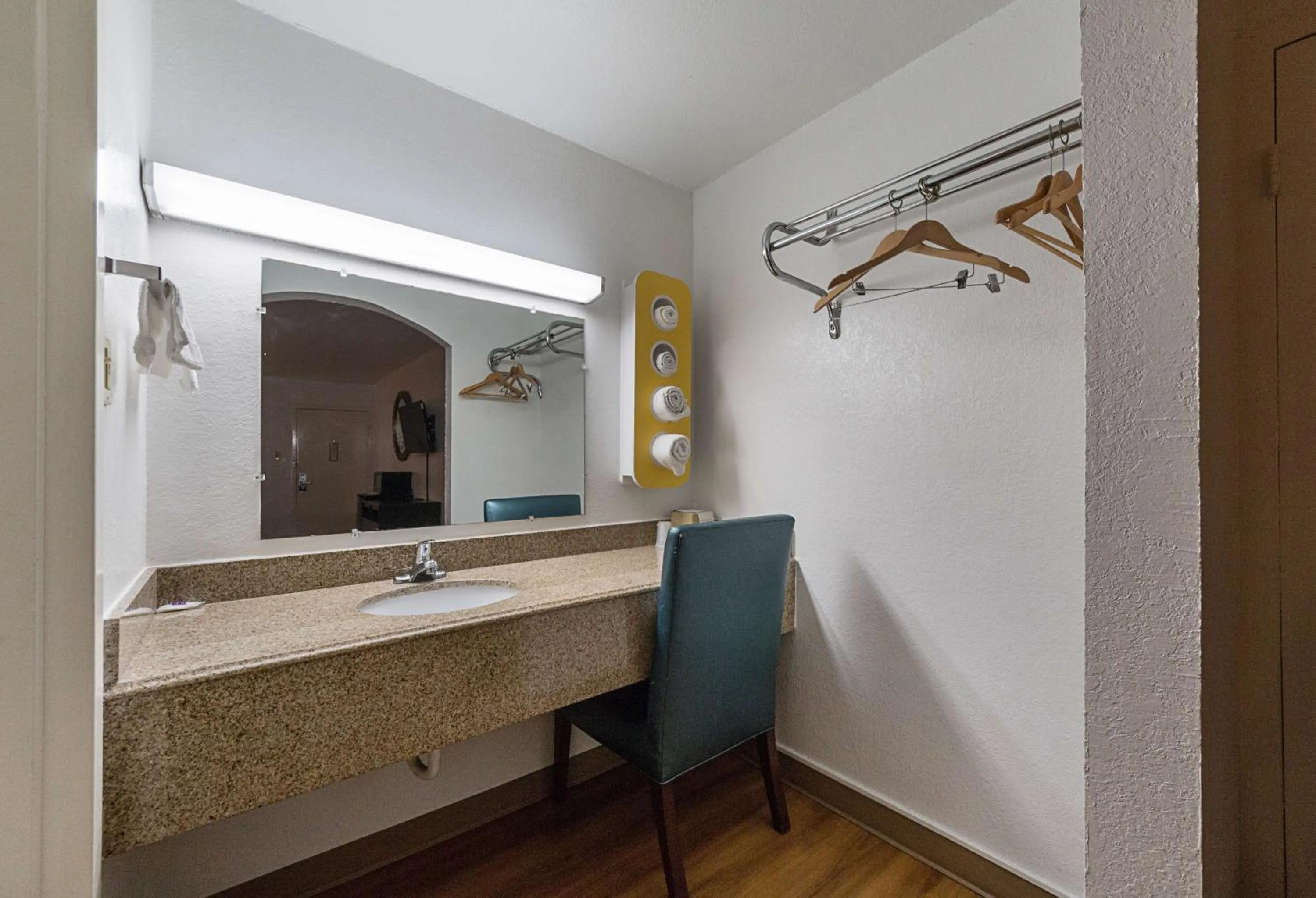 Bathroom in Motel 6 San Antonio TX I10 West