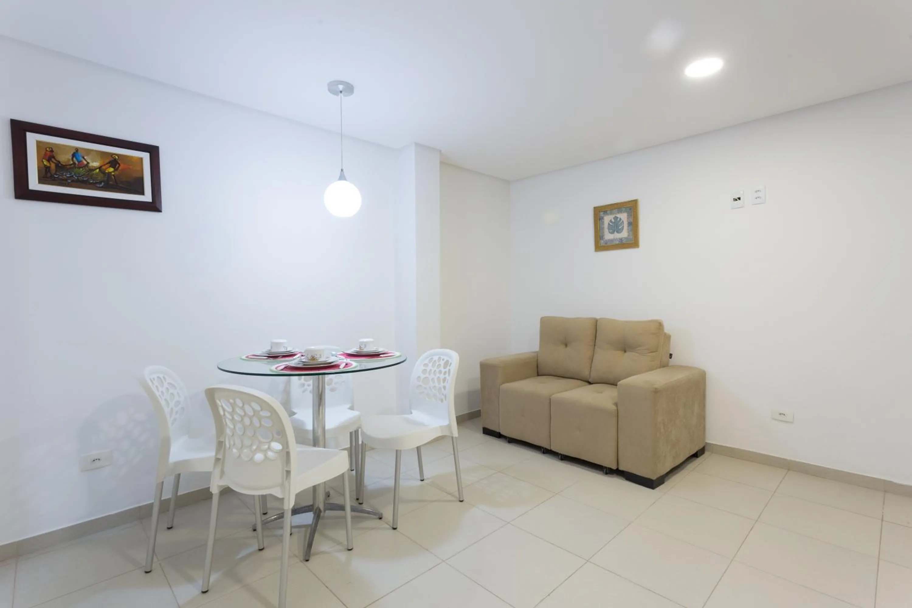 Seating area in Condomínio Belas Praias