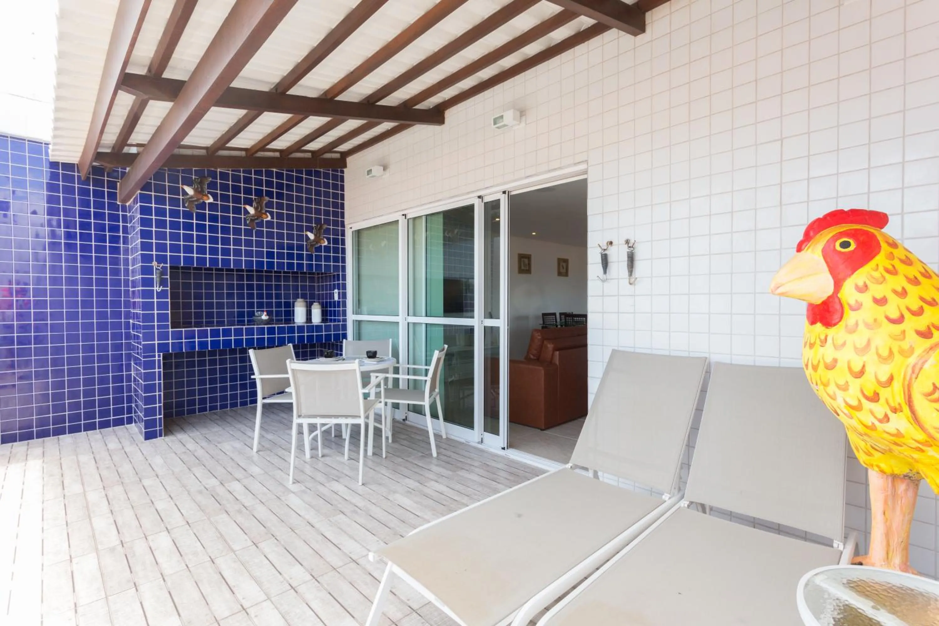 Balcony/Terrace in Condomínio Belas Praias