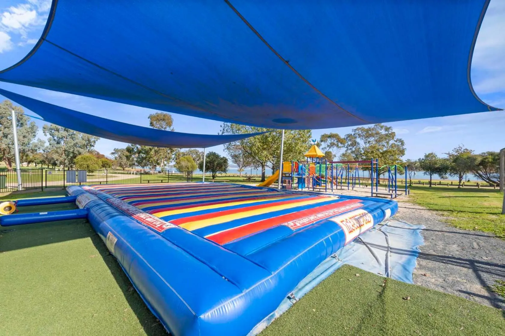 Children play ground in Lake Hume Holiday Park