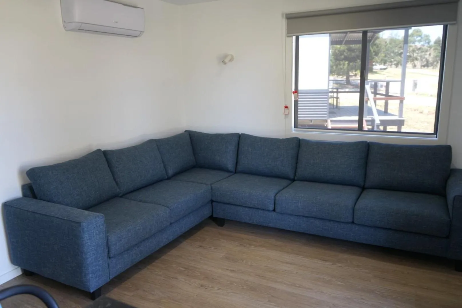 Living room in Lake Hume Holiday Park